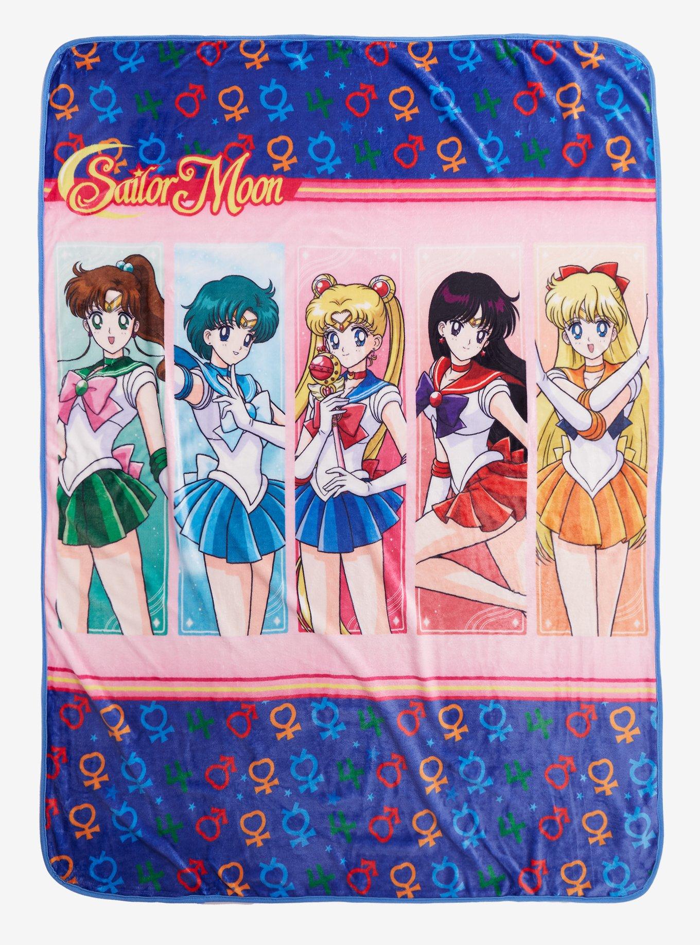 Pretty Guardian Sailor Moon Scouts Throw Blanket, , hi-res