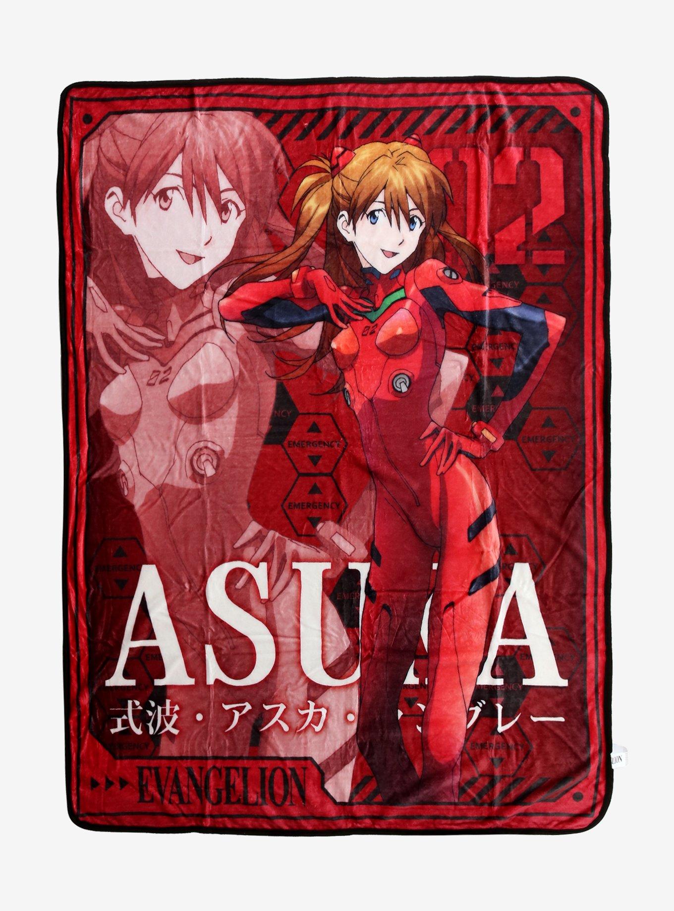 Evangelion Asuka Throw Blanket, , hi-res