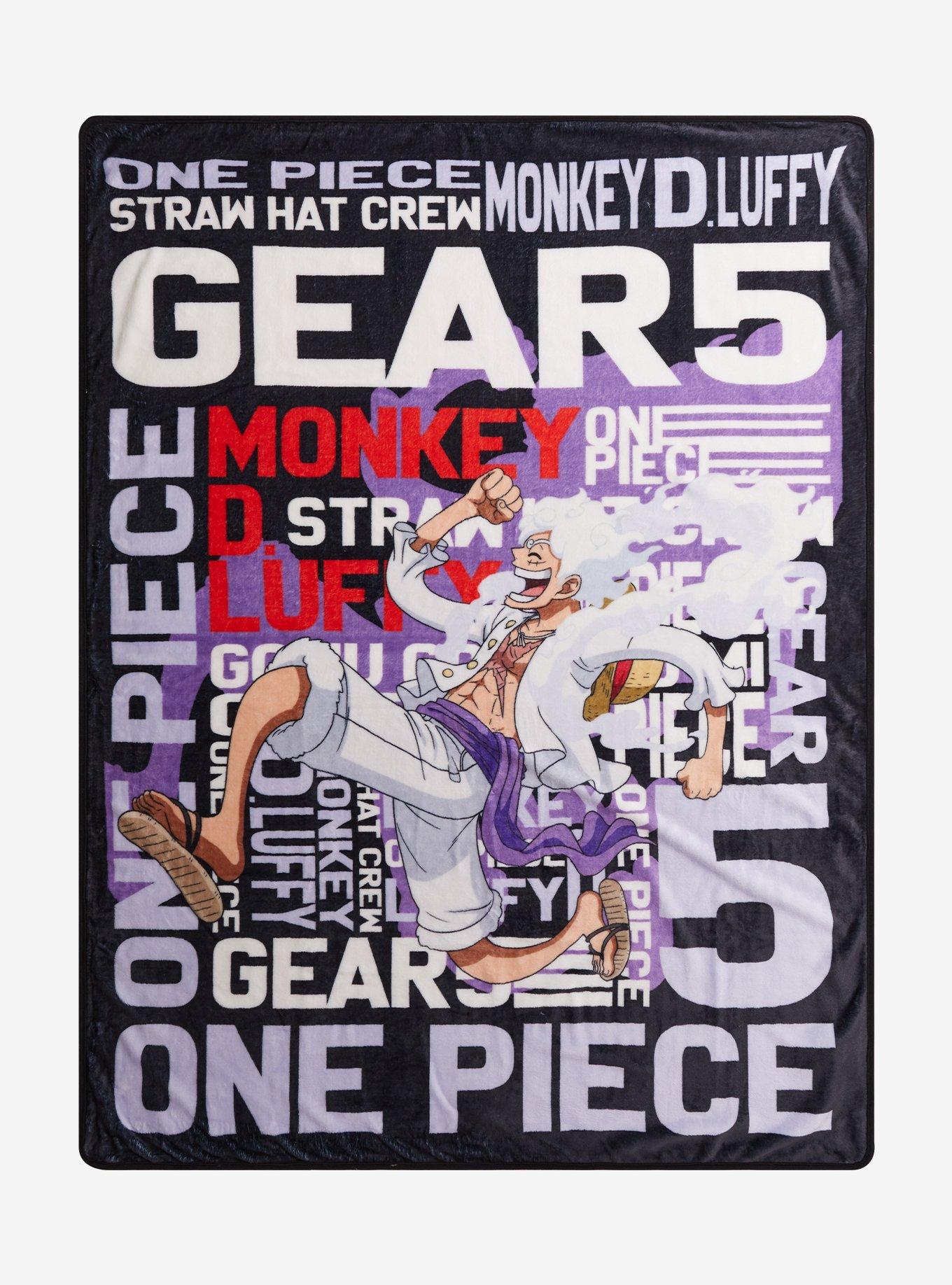 One Piece Gear 5 Luffy Throw Blanket, , hi-res