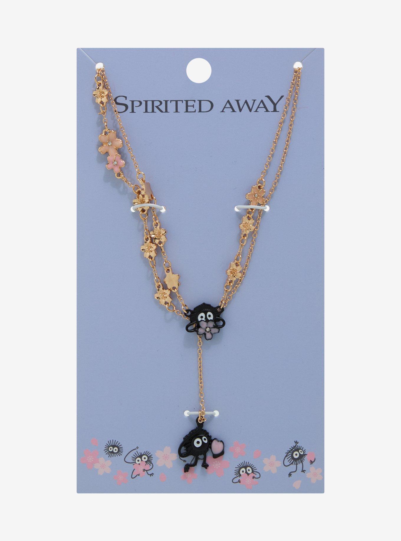 Studio Ghibli® Spirited Away Soot Sprites Cherry Blossom Necklace