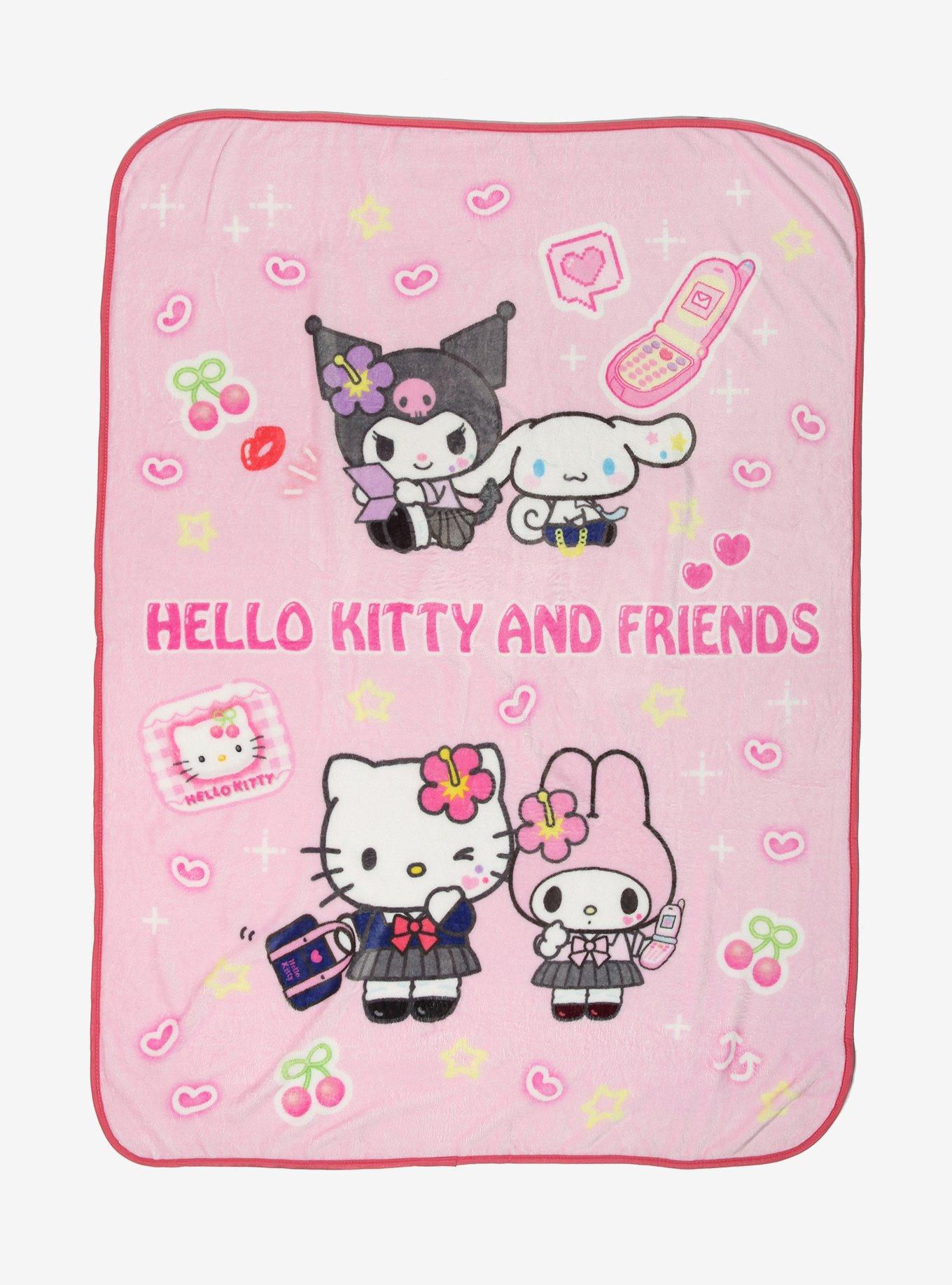 Hello Kitty And Friends Kogyaru Throw Blanket, , hi-res