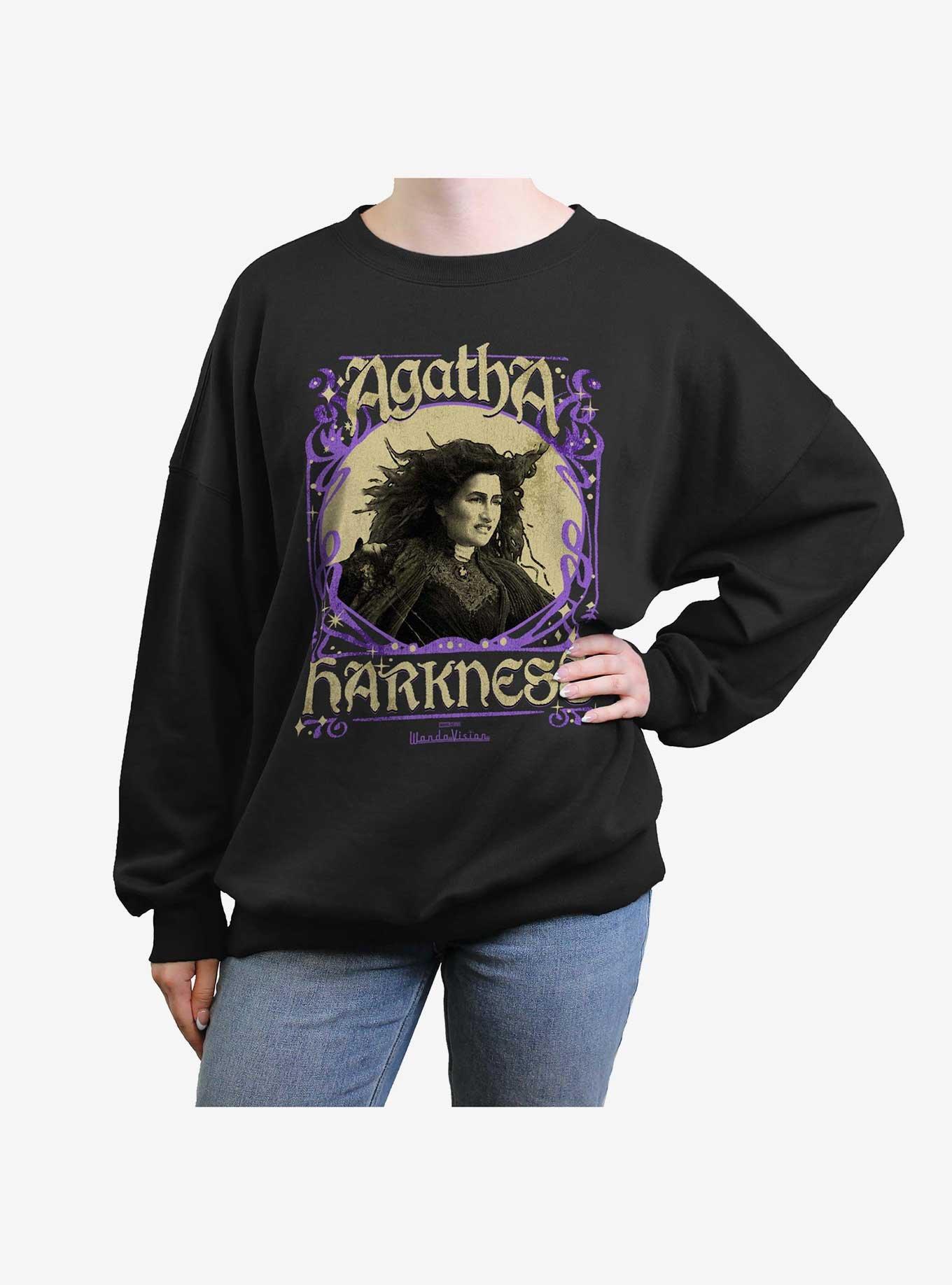 Marvel Agatha Harkness Framed Girls Oversized Sweatshirt, , hi-res