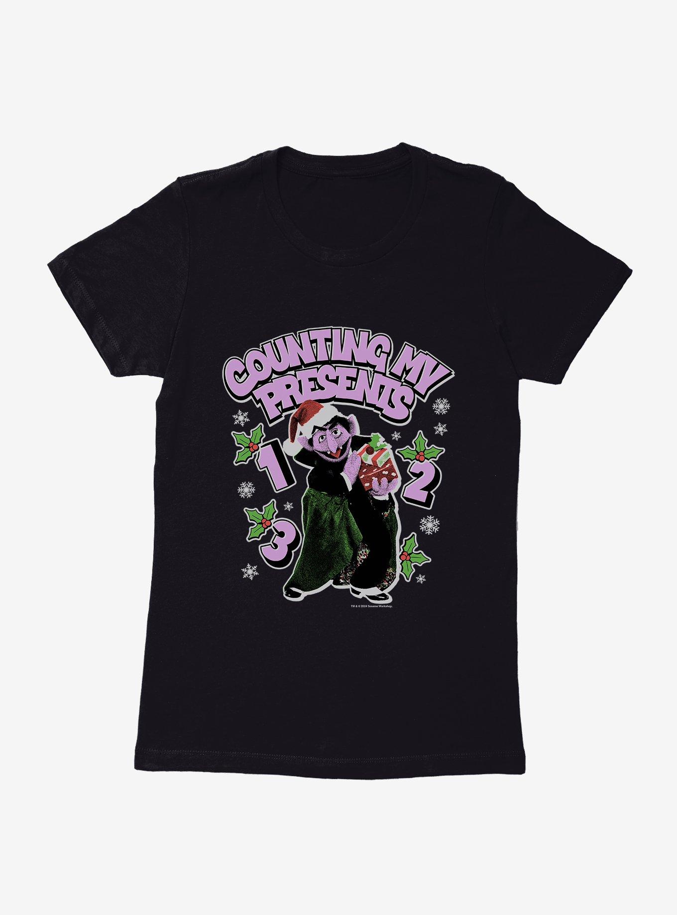 Sesame Street Counting My Presents Womens T-Shirt, , hi-res