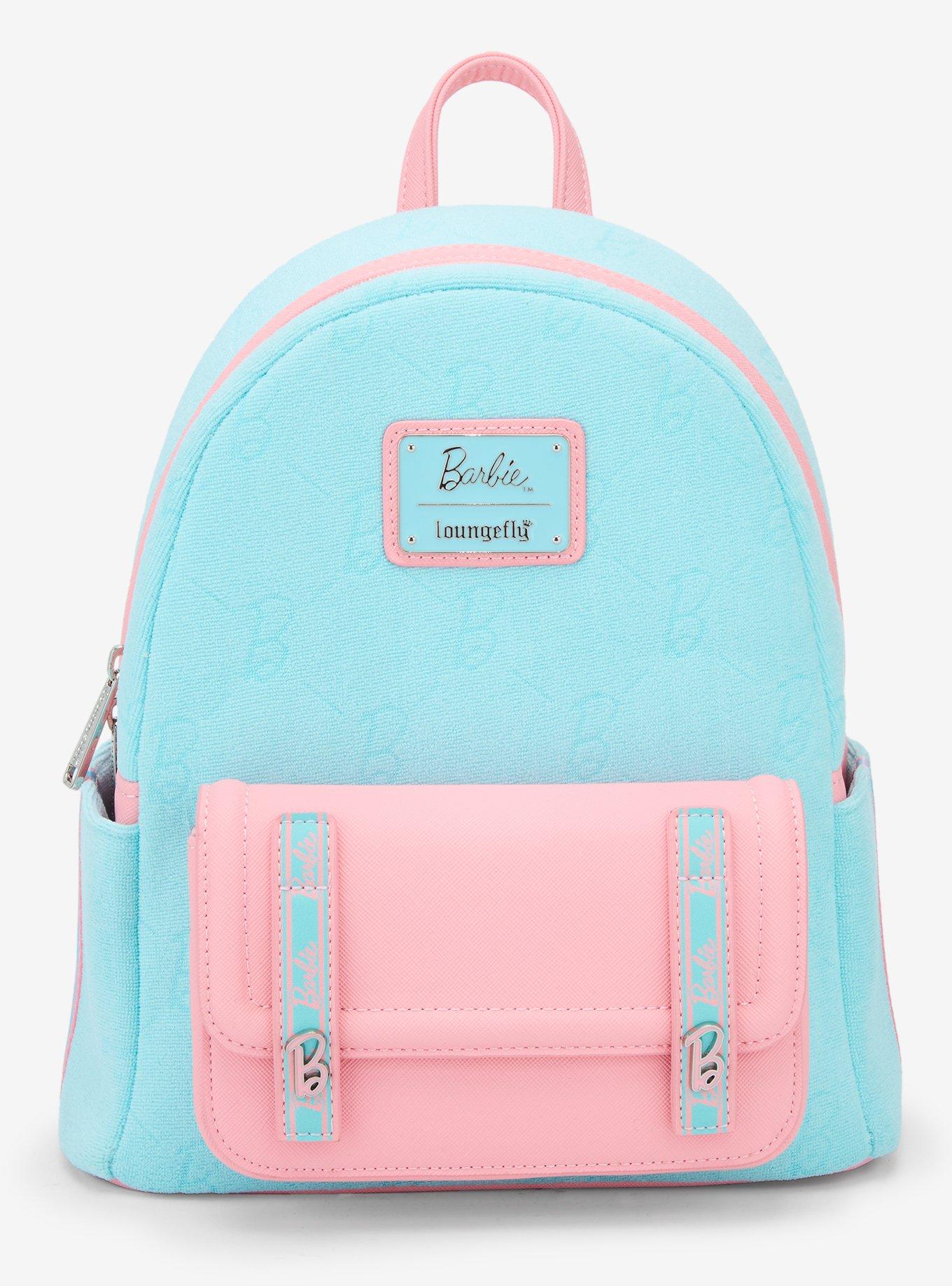 Loungefly Barbie Pink & Blue Mini Backpack, , hi-res