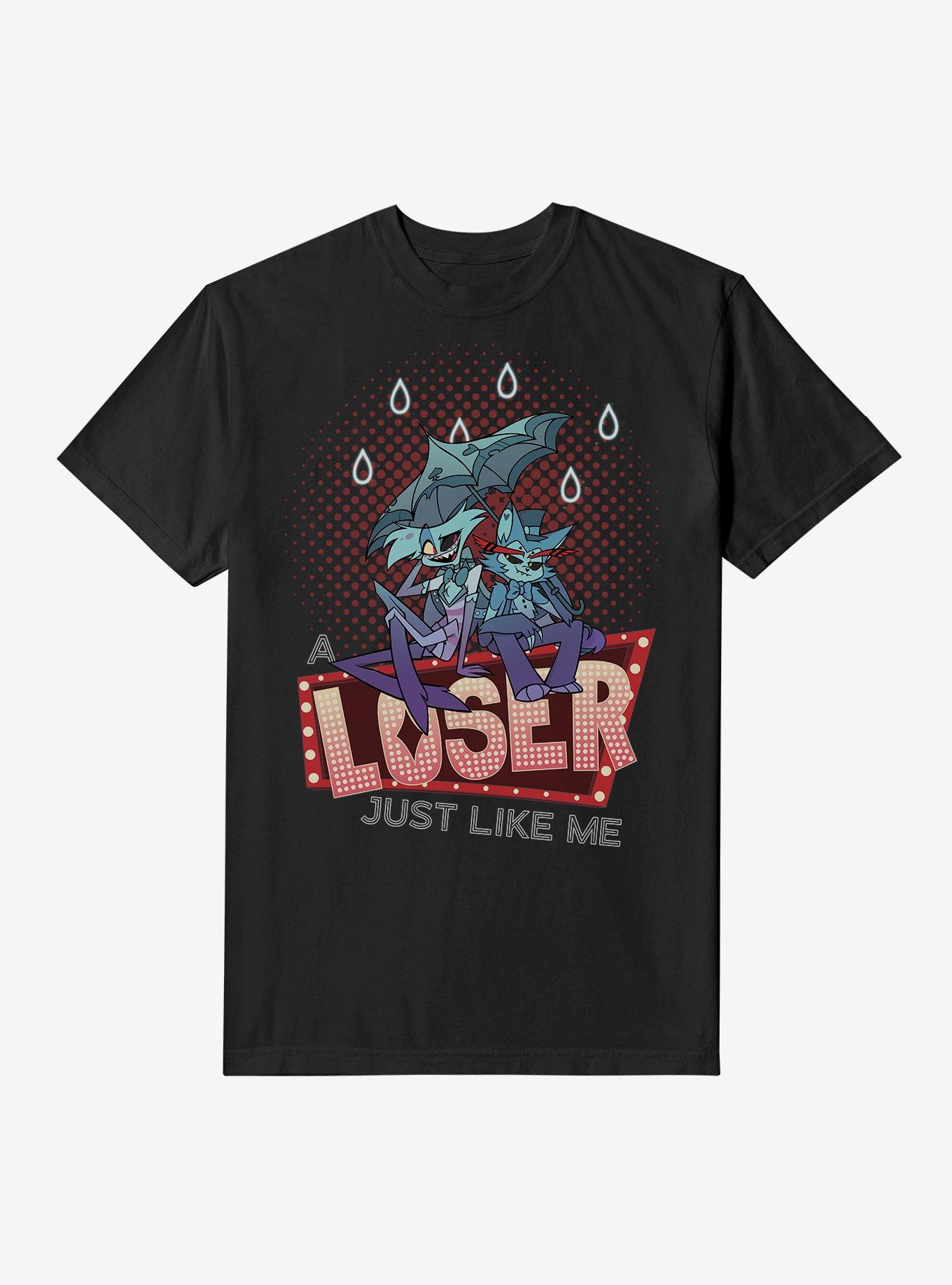 COMFORTCOLORS Hazbin Hotel Husk & Angel Dust Loser Garment Dye T-Shirt