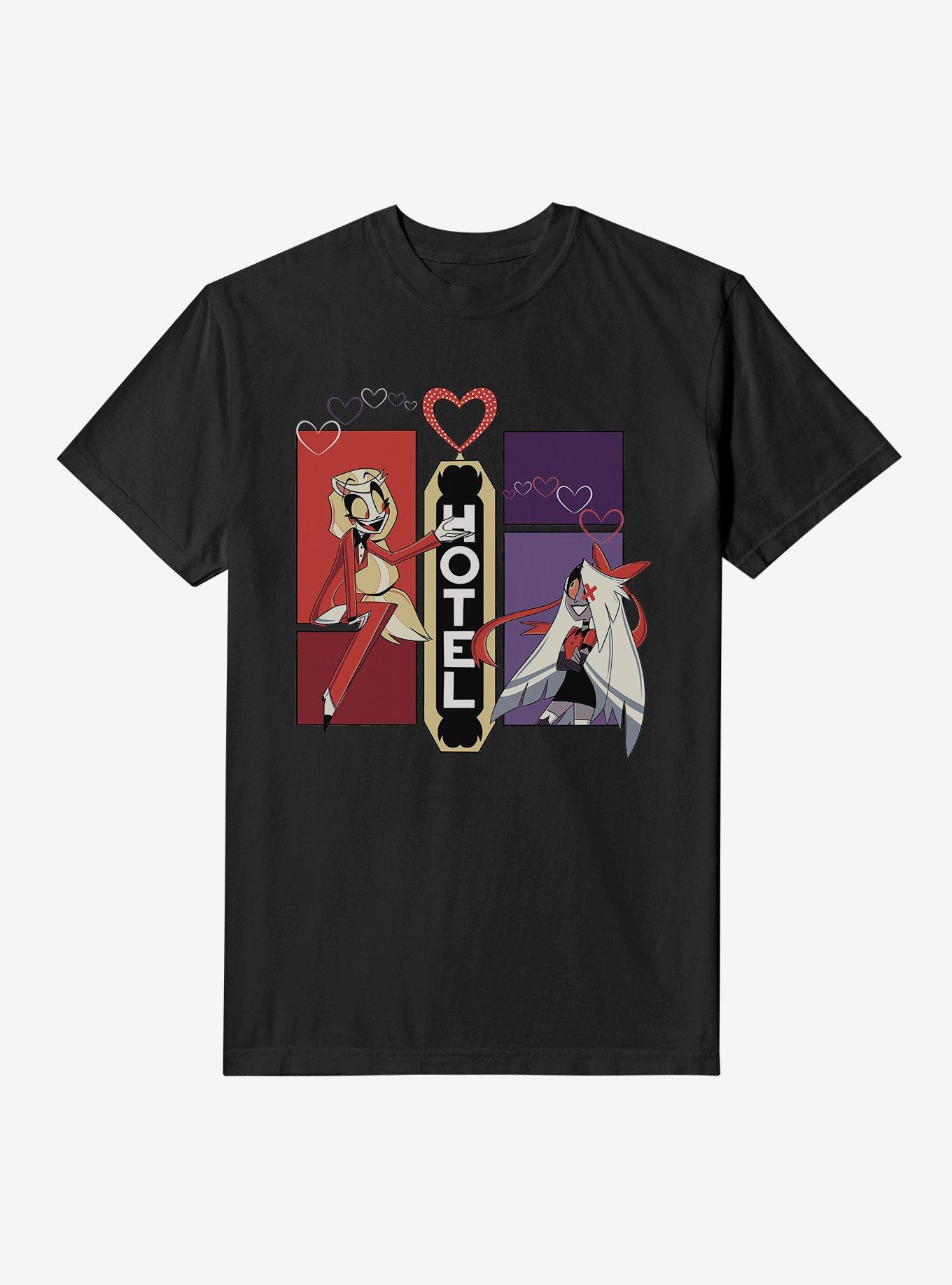 COMFORTCOLORS Hazbin Hotel Charlie & Vaggie Garment Dye T-Shirt