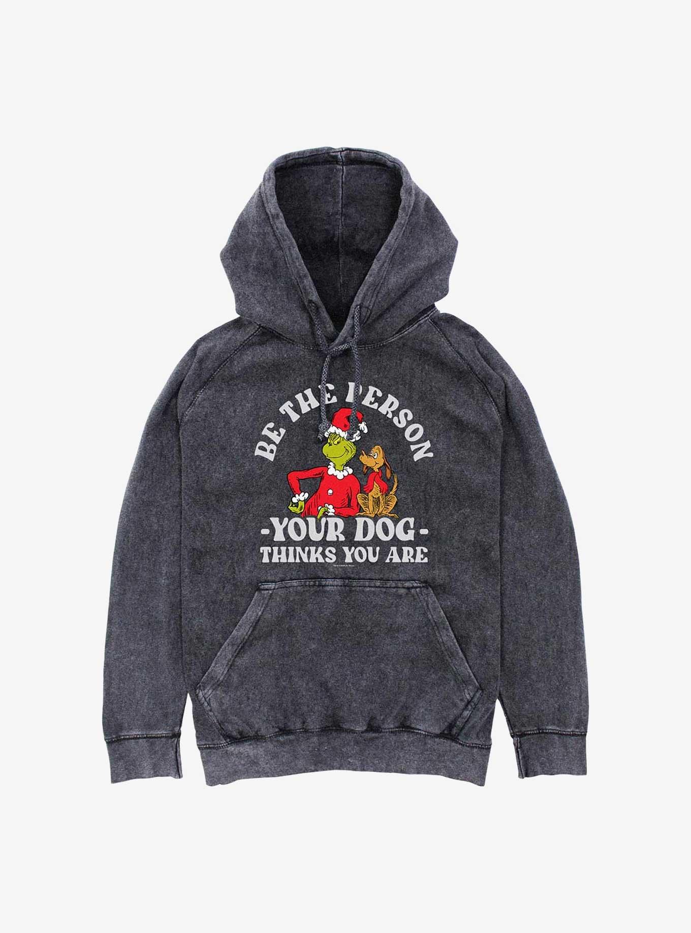 Dr. Seuss Dog Person Grinch Mineral Wash Hoodie, , hi-res