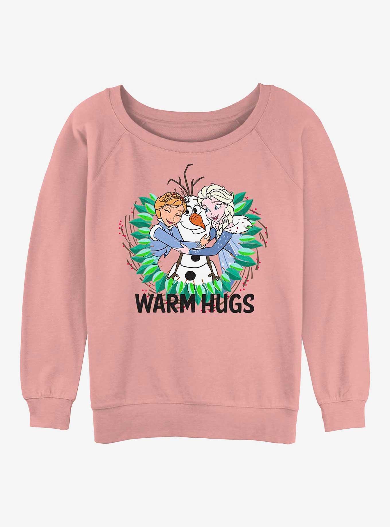 Disney Frozen Warm Hugs Girls Slouchy Sweatshirt