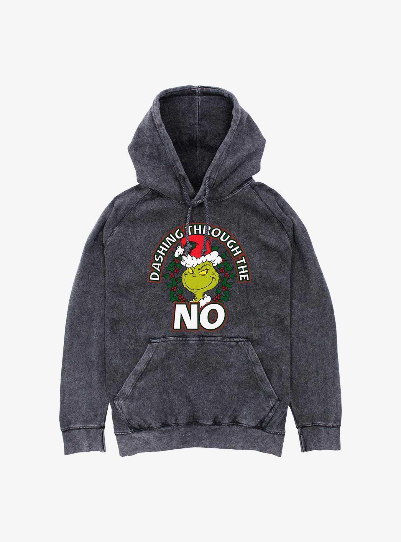 Dr. Seuss Grinch Dashing Through The No Mineral Wash Hoodie, , hi-res