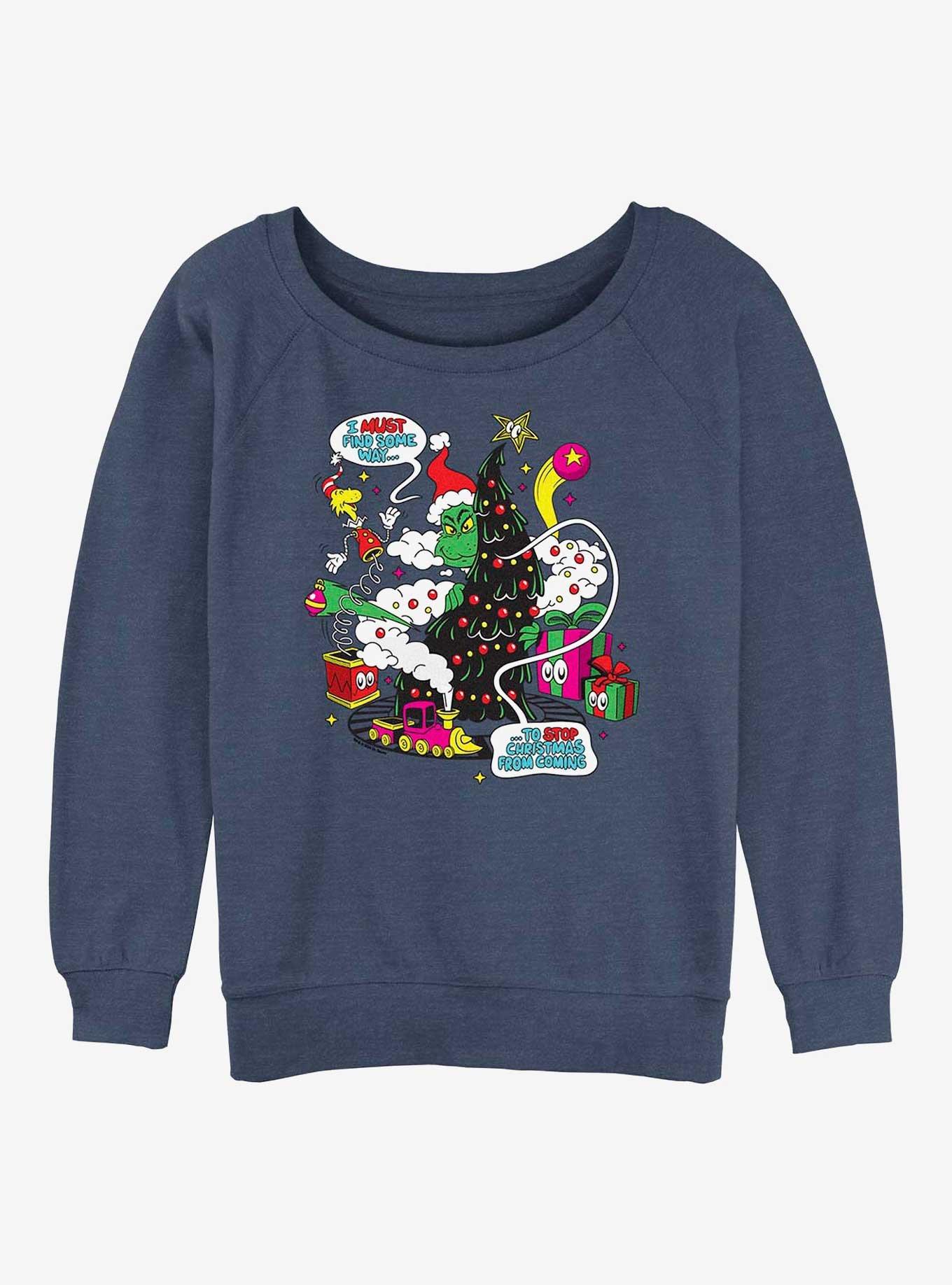 Dr. Seuss Find A Way Girls Slouchy Sweatshirt, , hi-res