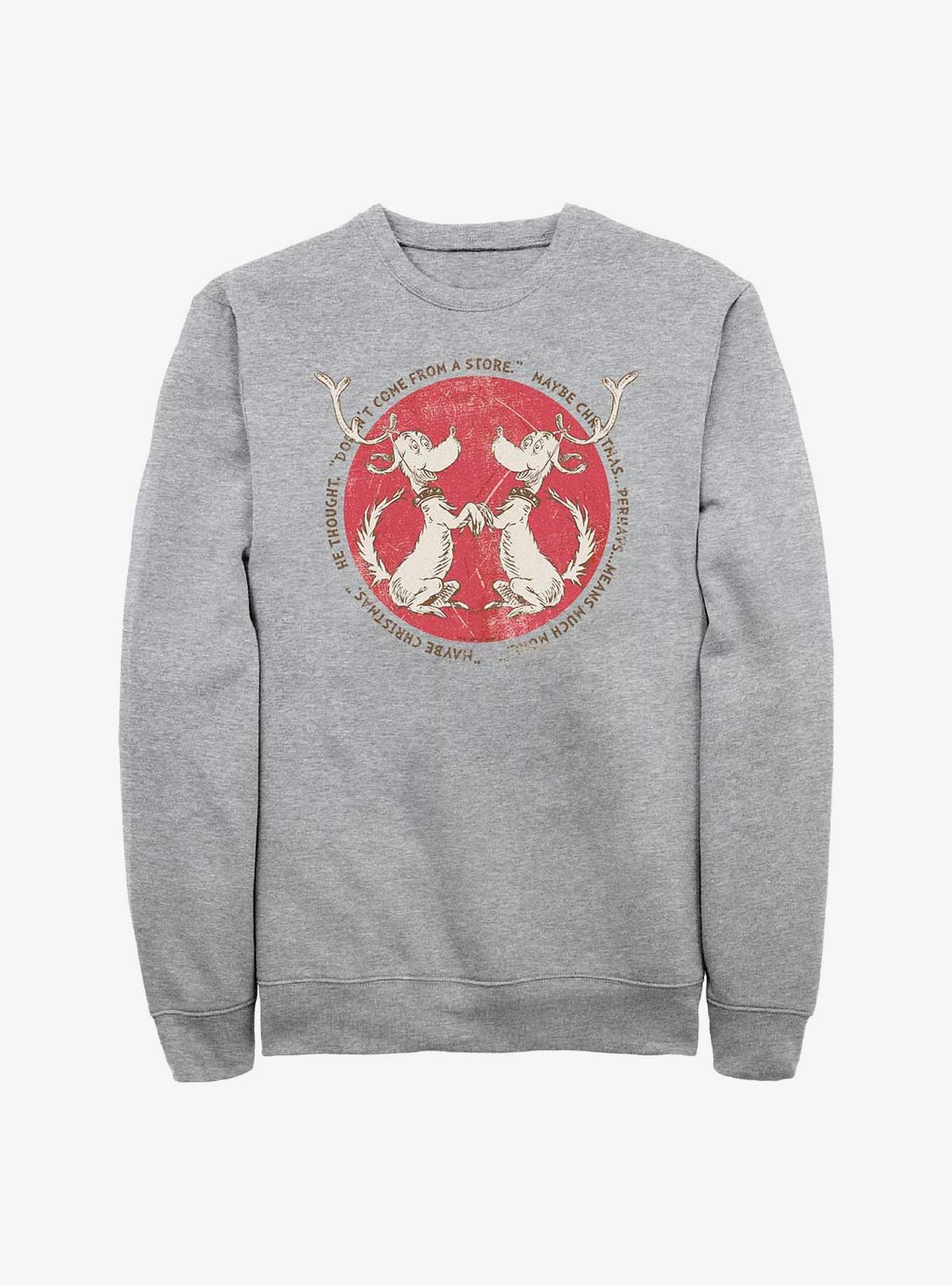 Dr. Seuss Christmas Means More Max Sweatshirt, , hi-res