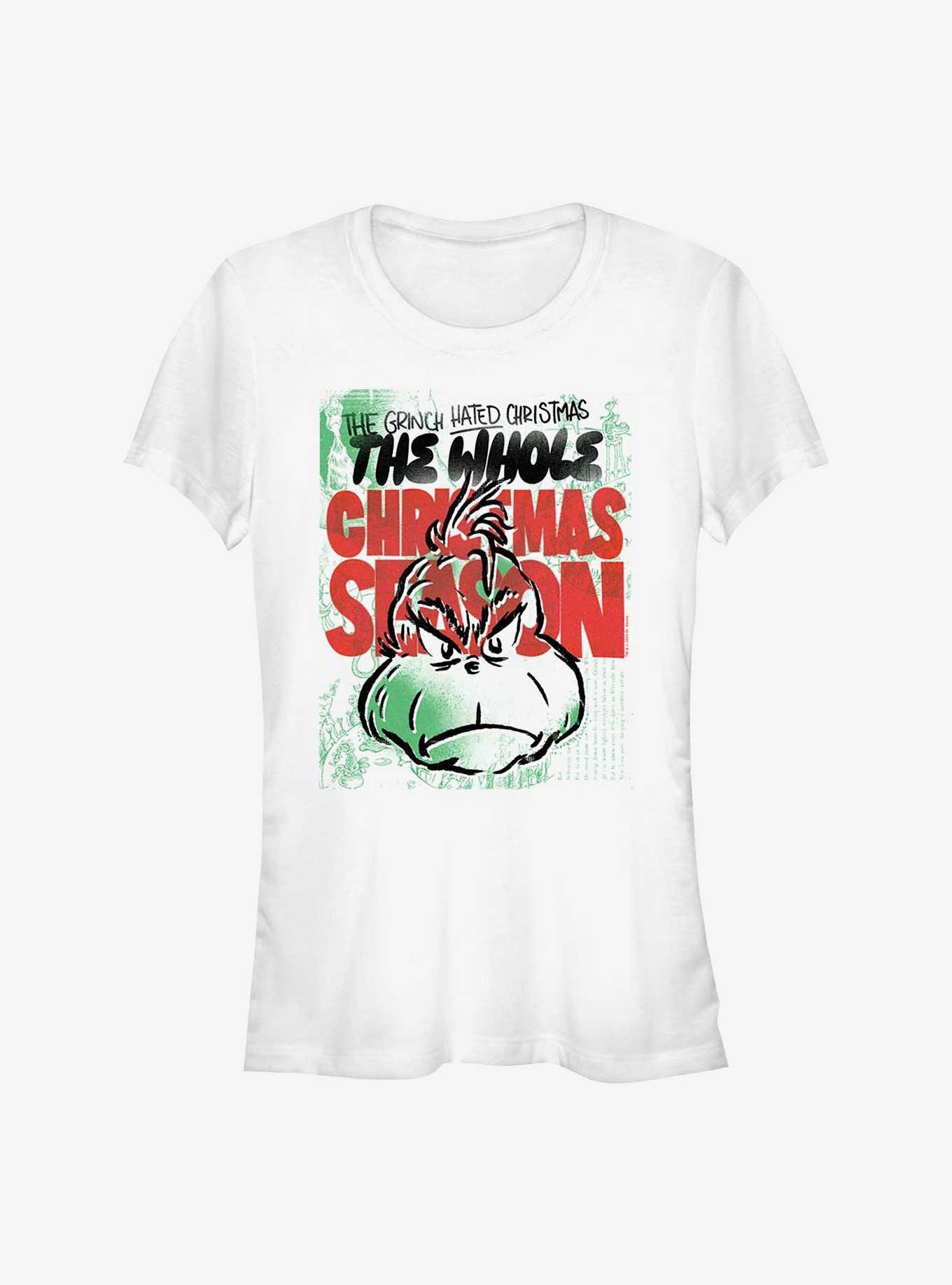 Dr. Seuss Hated Christmas Season Girls T-Shirt, , hi-res