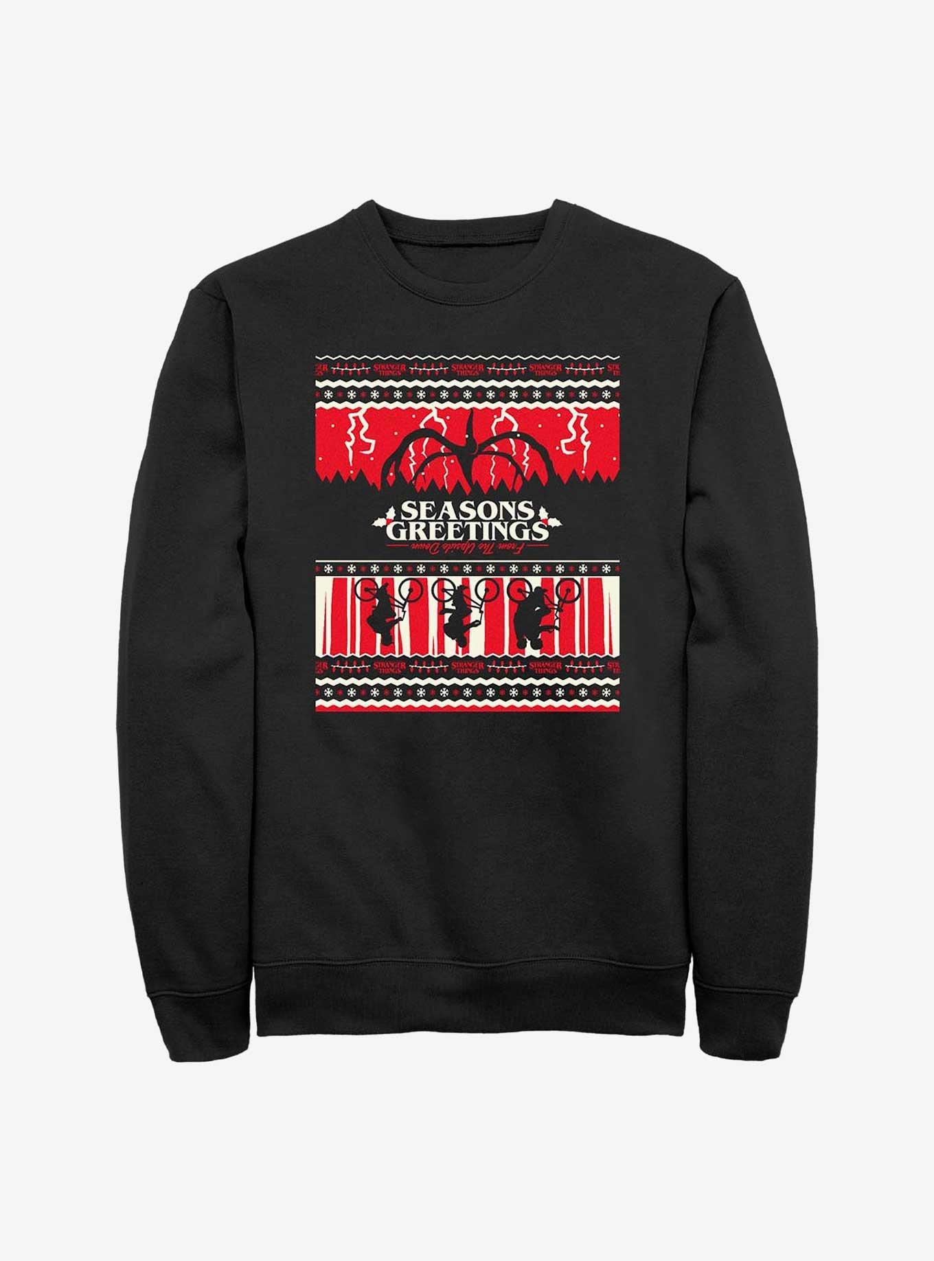 Stranger Things Seasons Greetings Sweatshirt, , hi-res