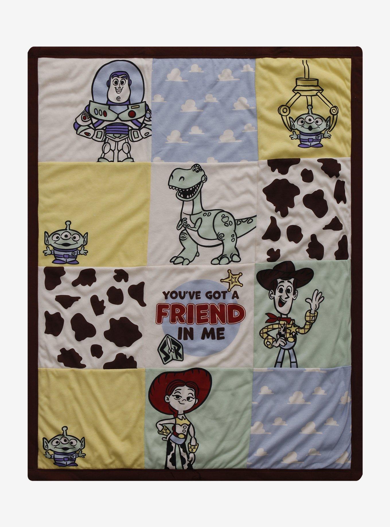 Disney Pixar Toy Story Characters Quilted Baby Blanket - BoxLunch Exclusive, , hi-res