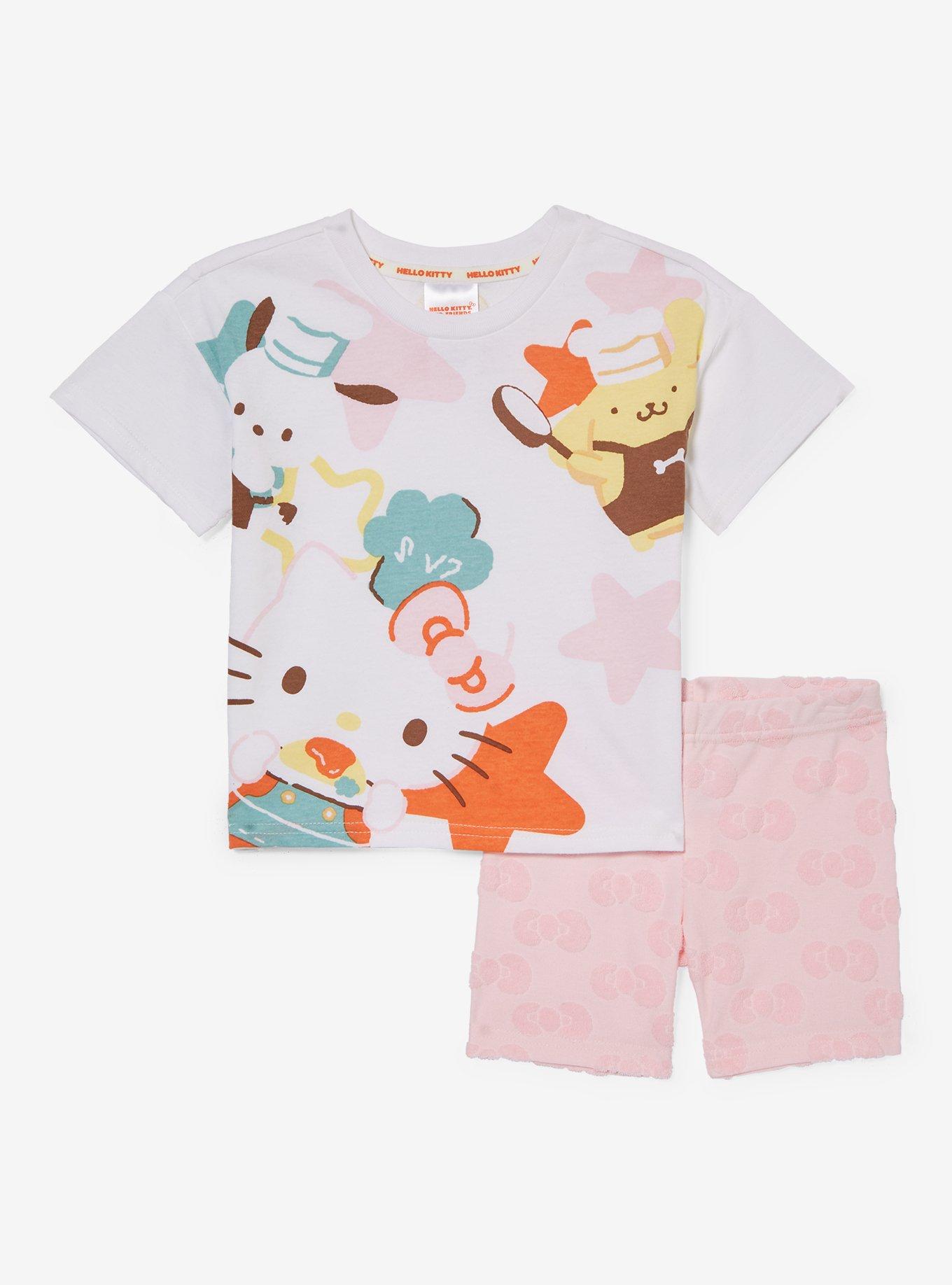 Sanrio Hello Kitty and Friends Snack Time Toddler Shirt and Shorts Set — BoxLunch Exclusive, , hi-res