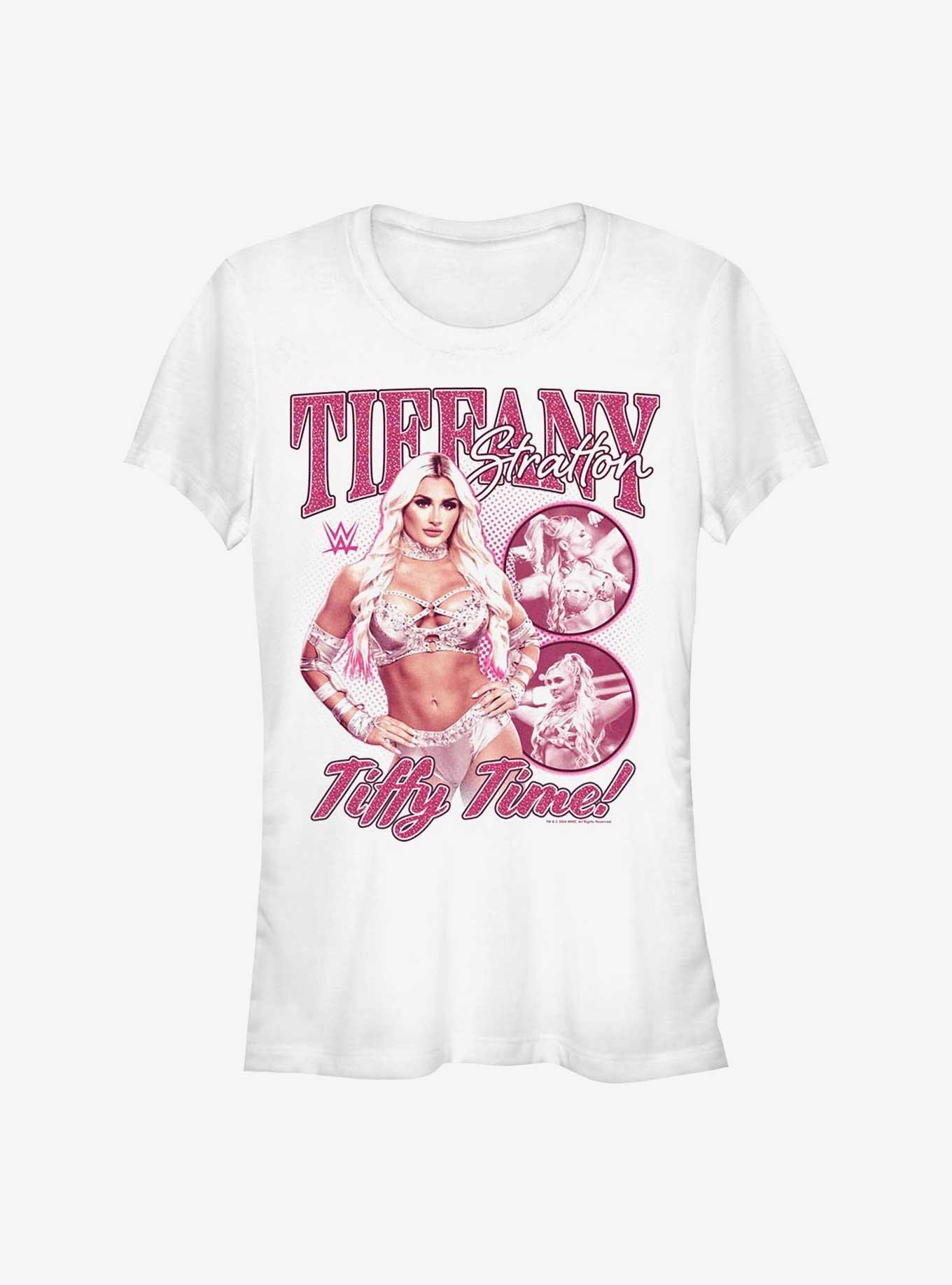 WWE Tiffany Stratton Tiffy Time Collage Girls T-Shirt, , hi-res