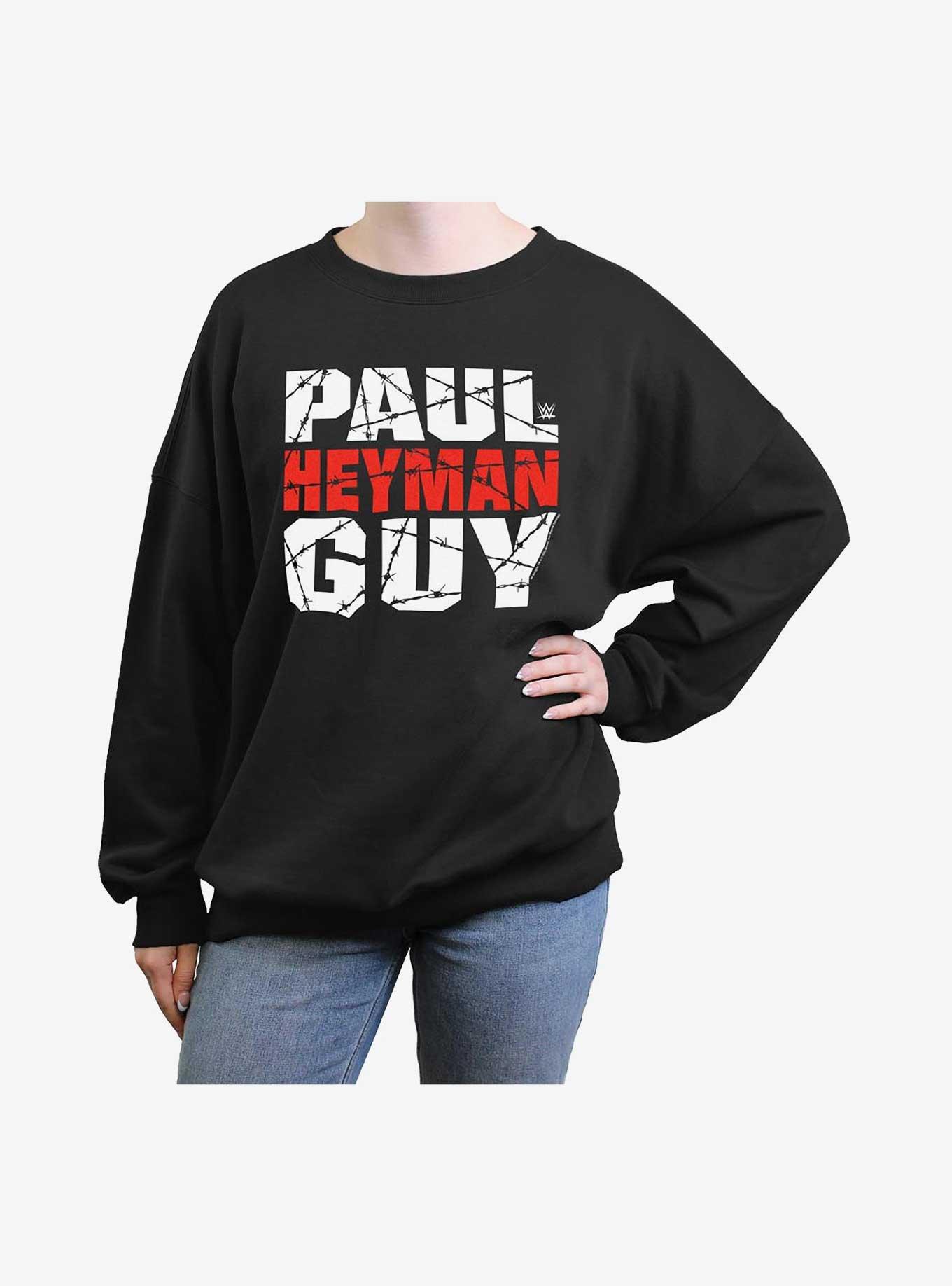 WWE Paul Heyman Guy Girls Oversized Sweatshirt, , hi-res