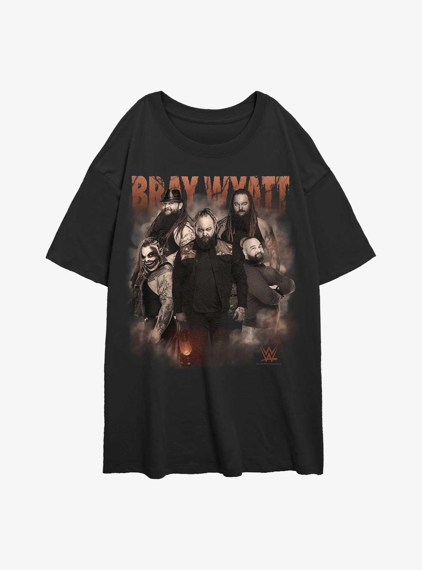 WWE Bray Wyatt Portrait Collage Girls Oversized T-Shirt, , hi-res