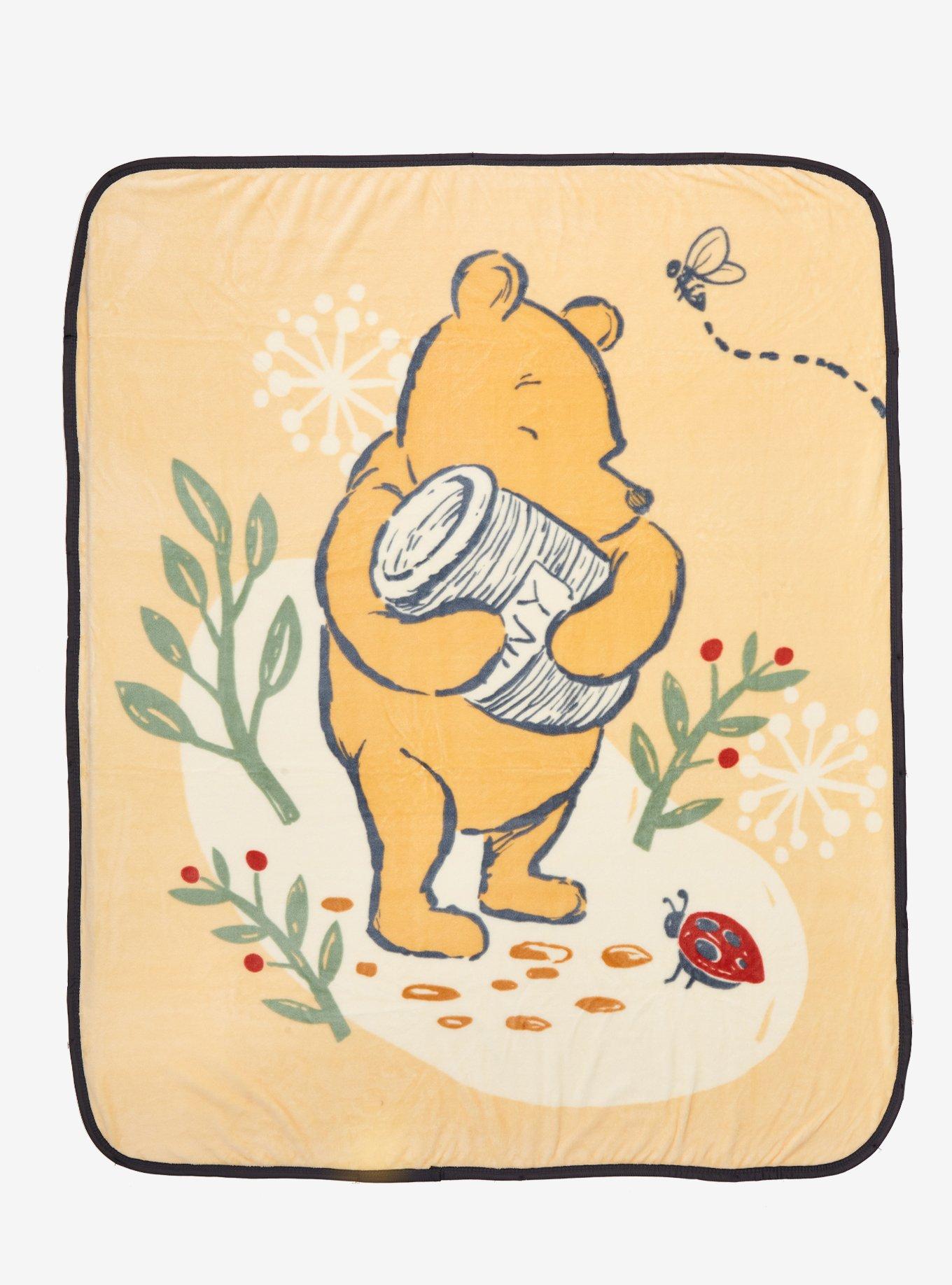 Disney Winnie The Pooh Hugging Hunny Throw Blanket, , hi-res