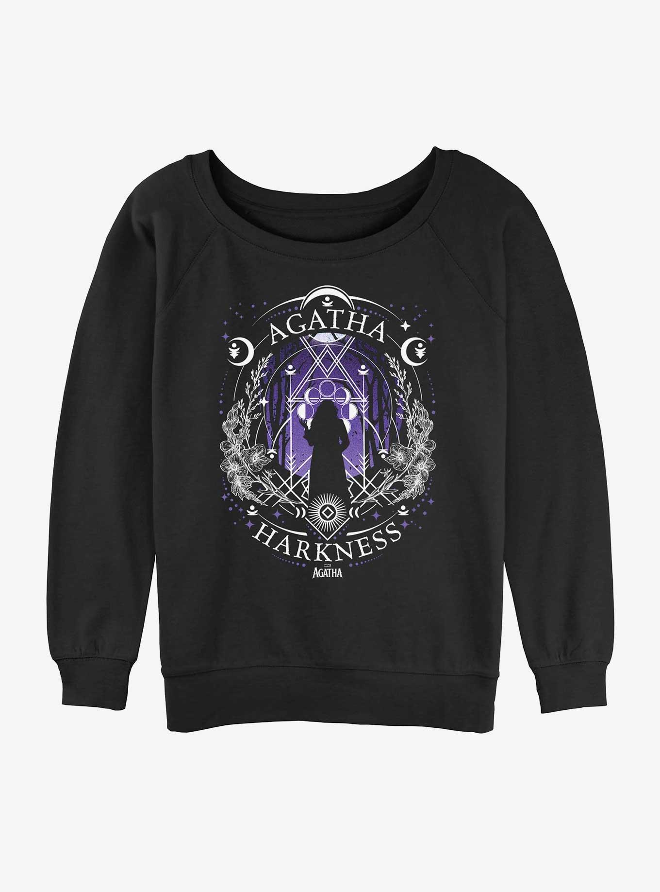 Marvel Agatha Starsign Girls Slouchy Sweatshirt, , hi-res