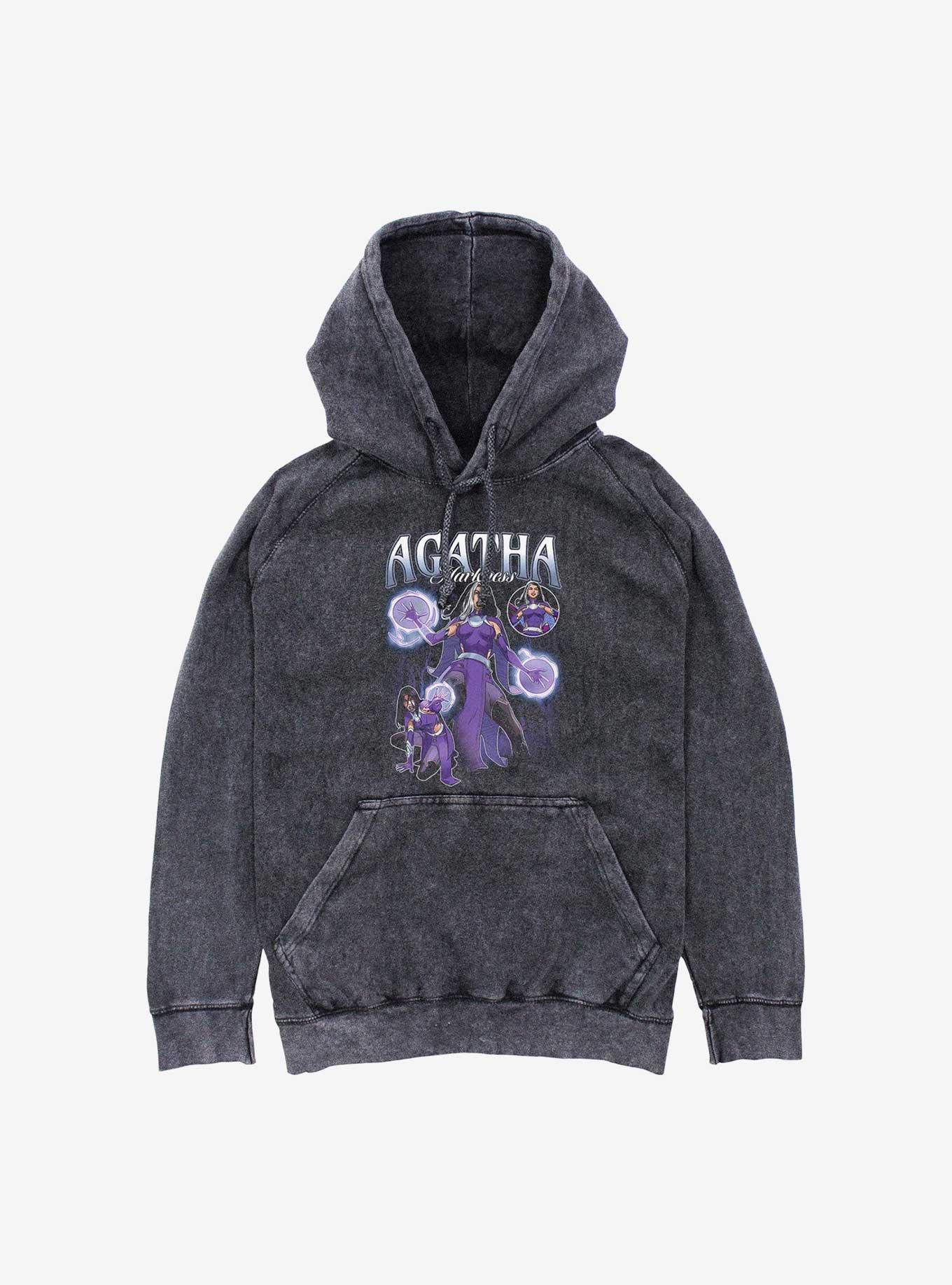 Marvel Agatha Multi Pose Mineral Wash Hoodie, , hi-res