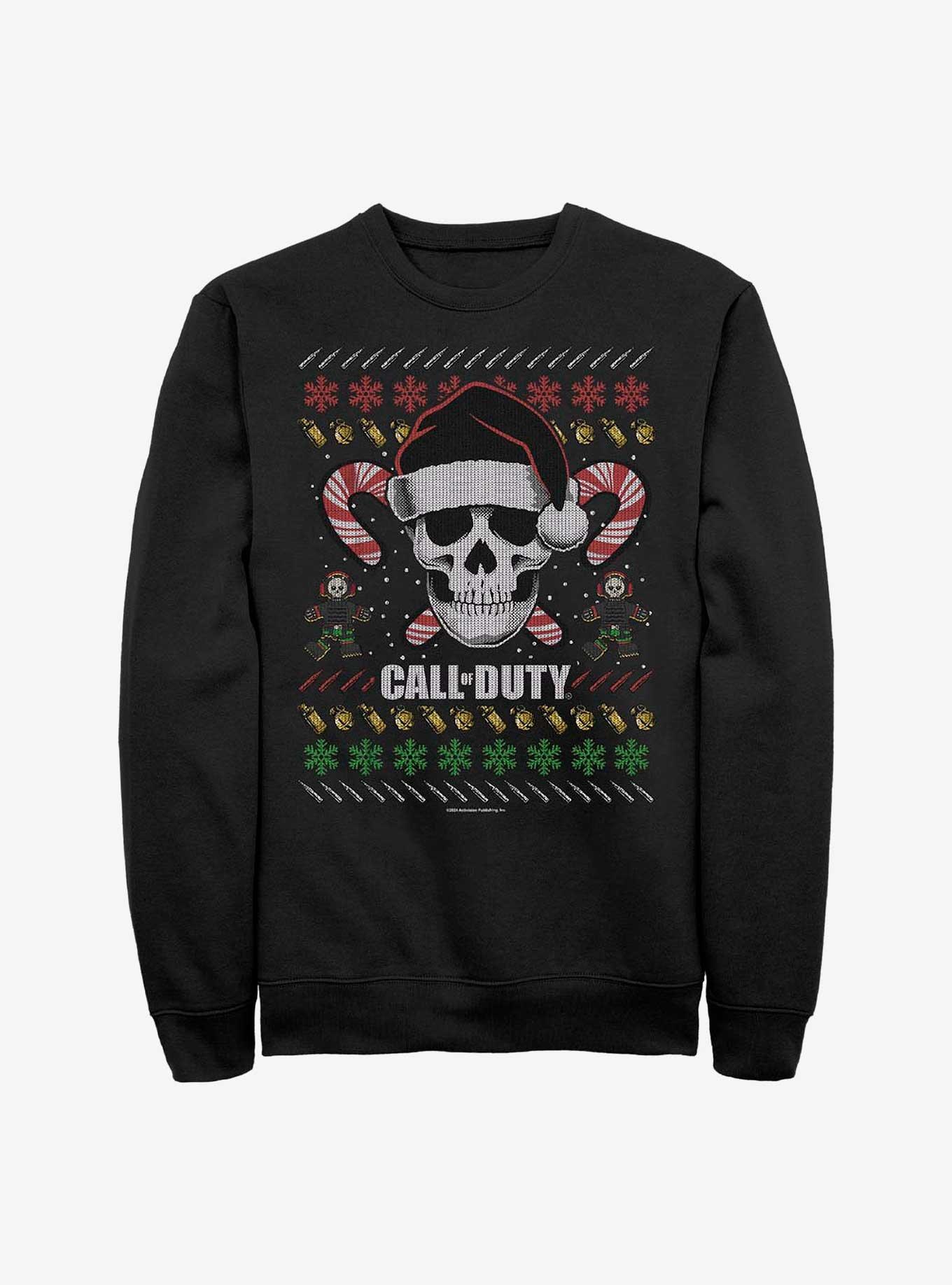 Call of Duty Ugly Christmas Skull Sweatshirt