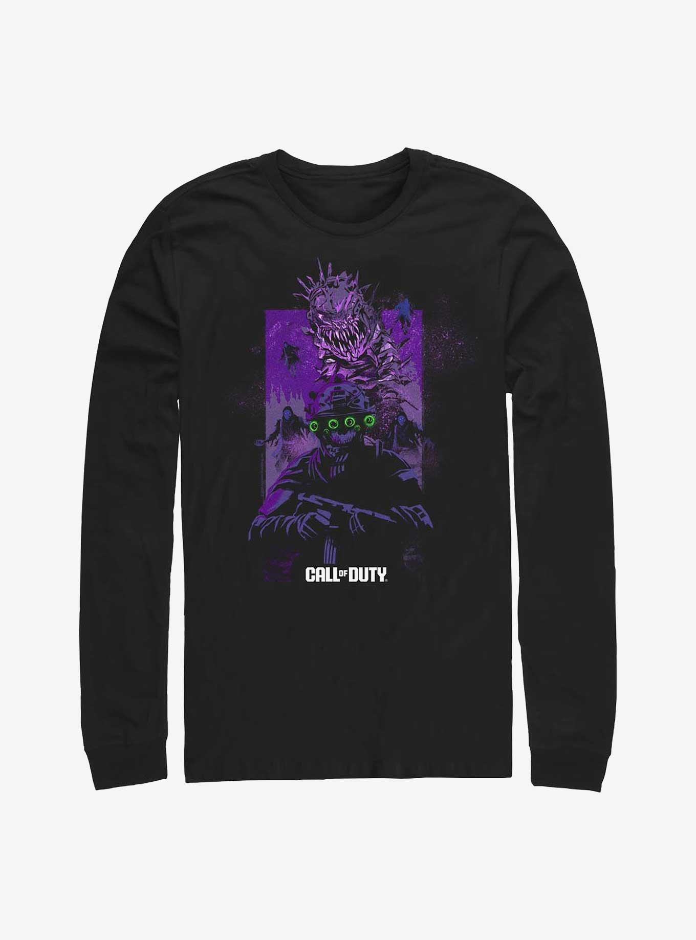Call of Duty Airborne Black Long-Sleeve T-Shirt, BLACK, hi-res