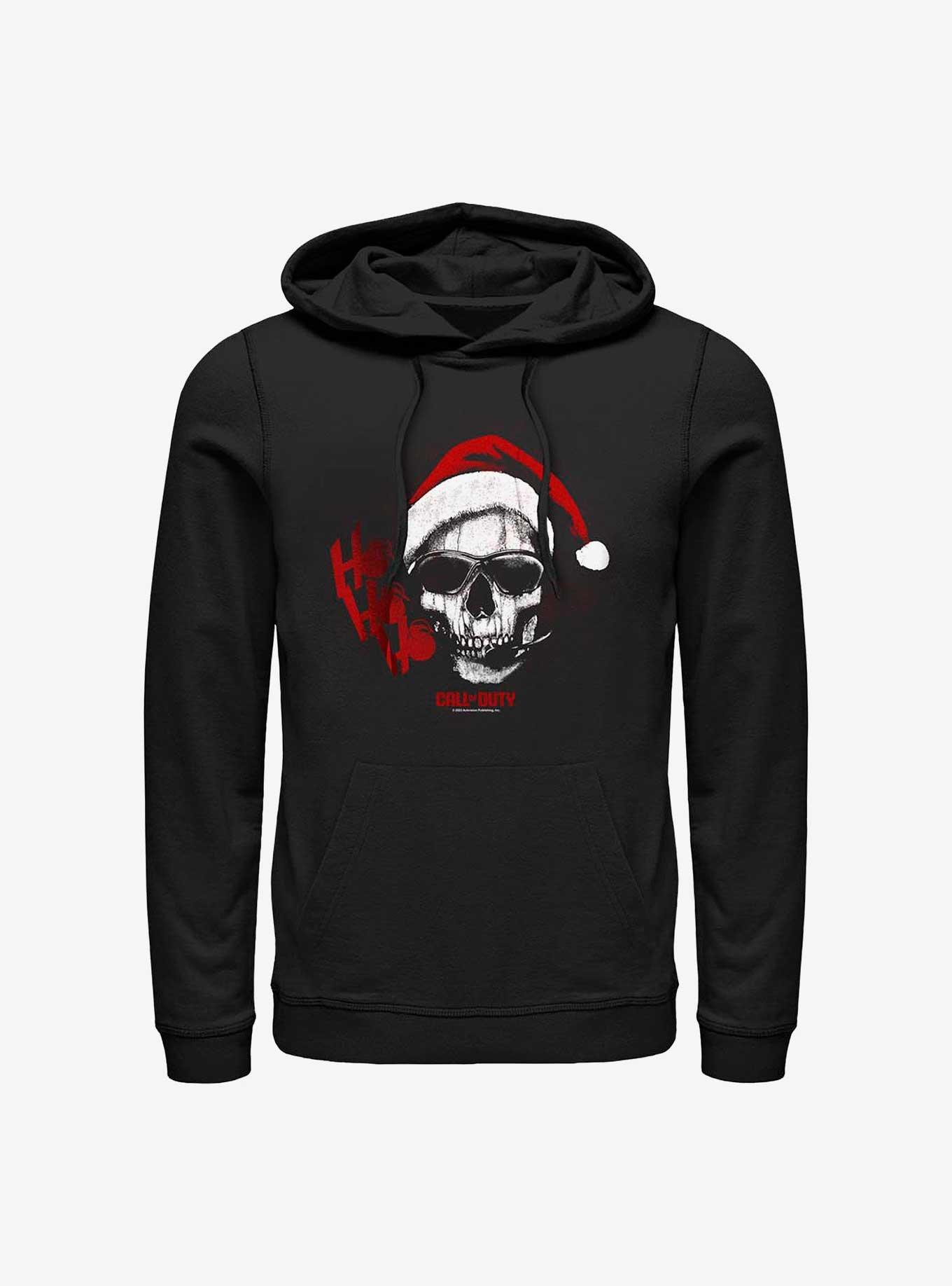 Call of Duty Skull Santa Hat Hoodie, , hi-res