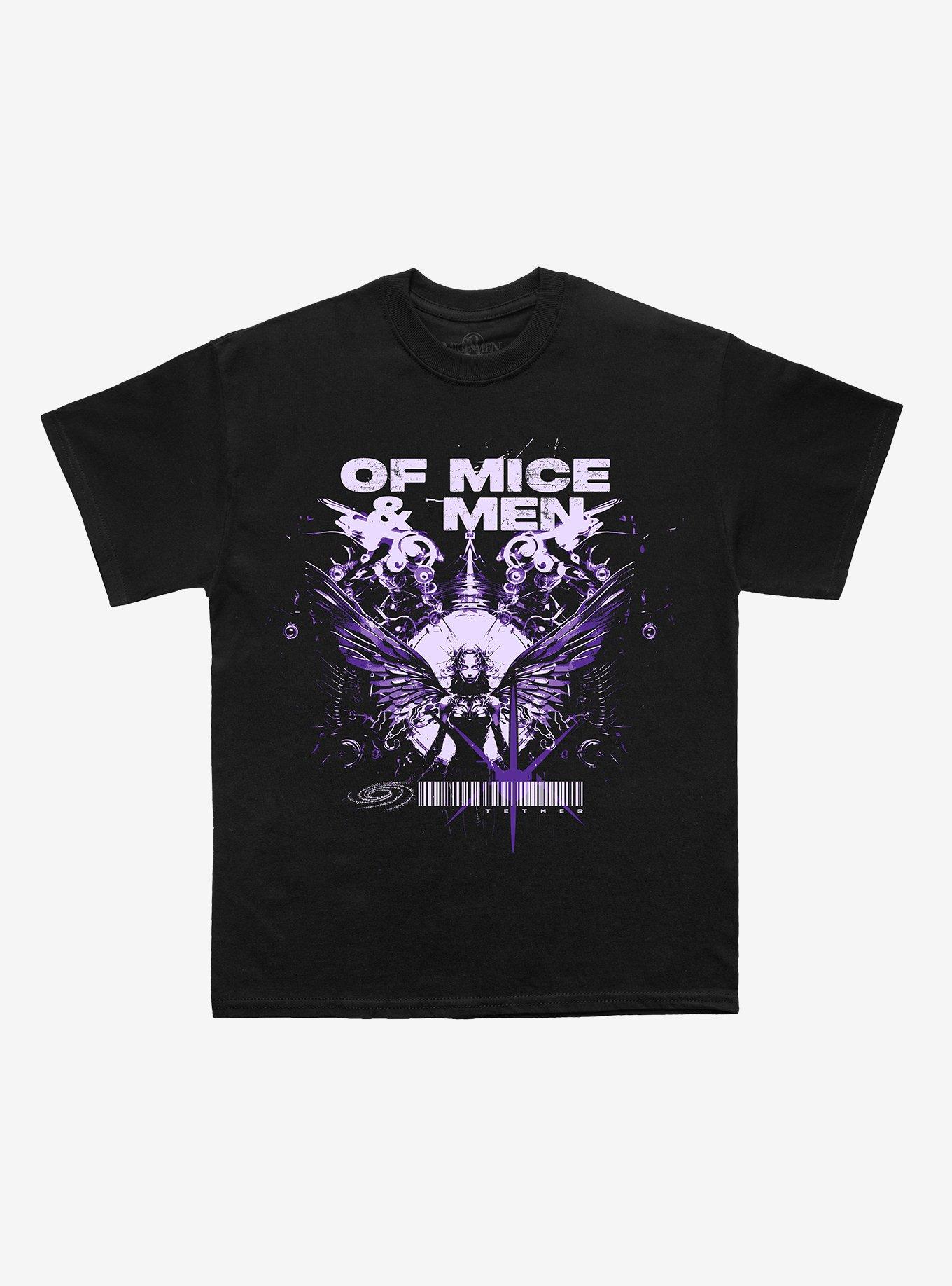 Of Mice & Men Angel Boyfriend Fit Girls T-Shirt, , hi-res