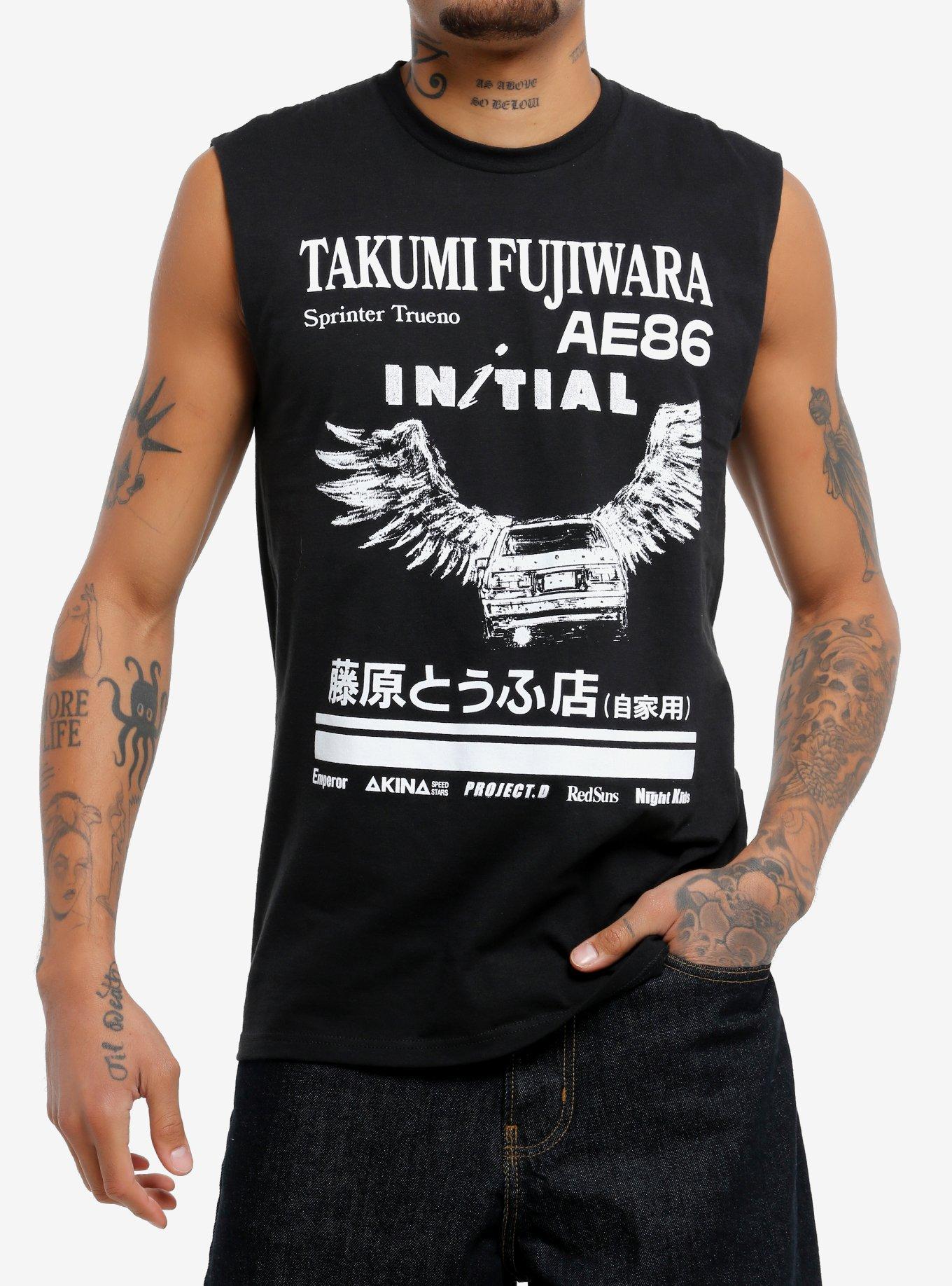 Initial D Takumi Fujiwara Muscle Tank Top, , hi-res