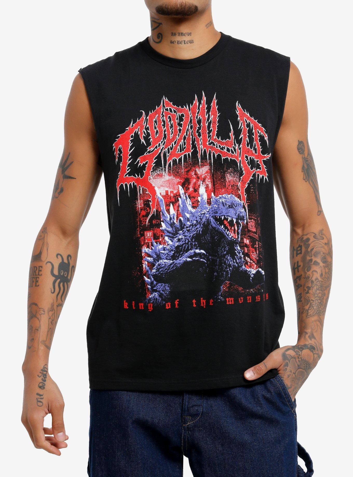 Godzilla Metal Muscle Tank Top