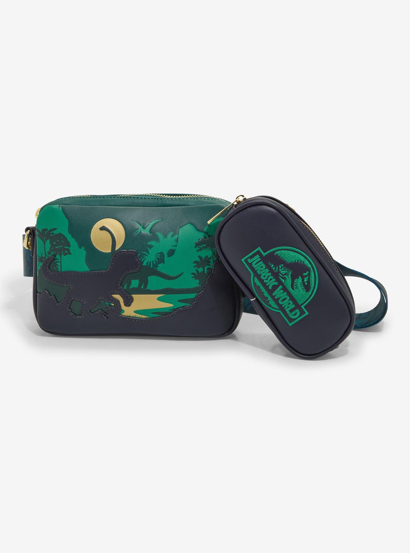 Loungefly Jurassic World Dinosaur Sling Bag With Pouch, , hi-res