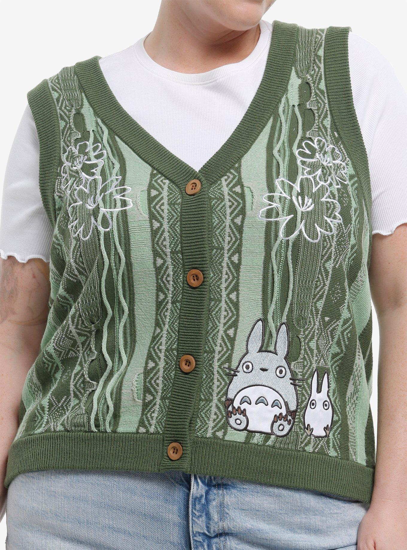 Her Universe Studio Ghibli® My Neighbor Totoro Summer Pattern Knit Vest Plus Size, , hi-res