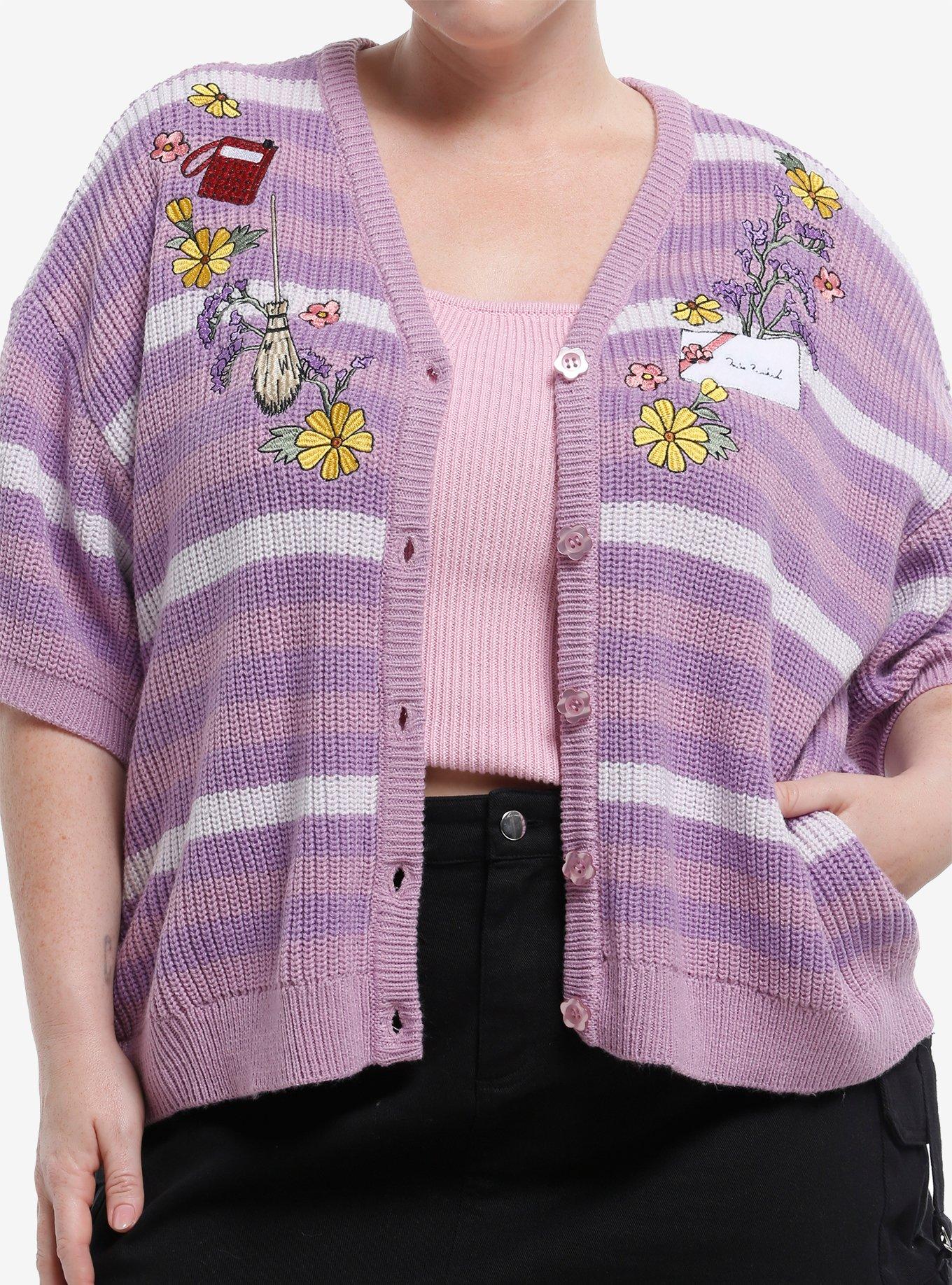 Her Universe Studio Ghibli® Kiki's Delivery Service Icons Short-Sleeve Cardigan Plus Size, , hi-res