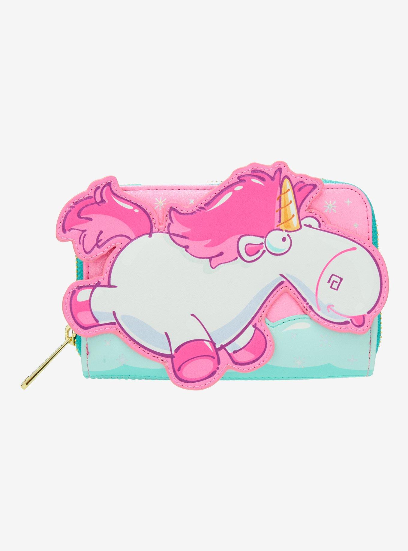 Loungefly Minions Unicorn Rainbow Zipper Wallet, , hi-res