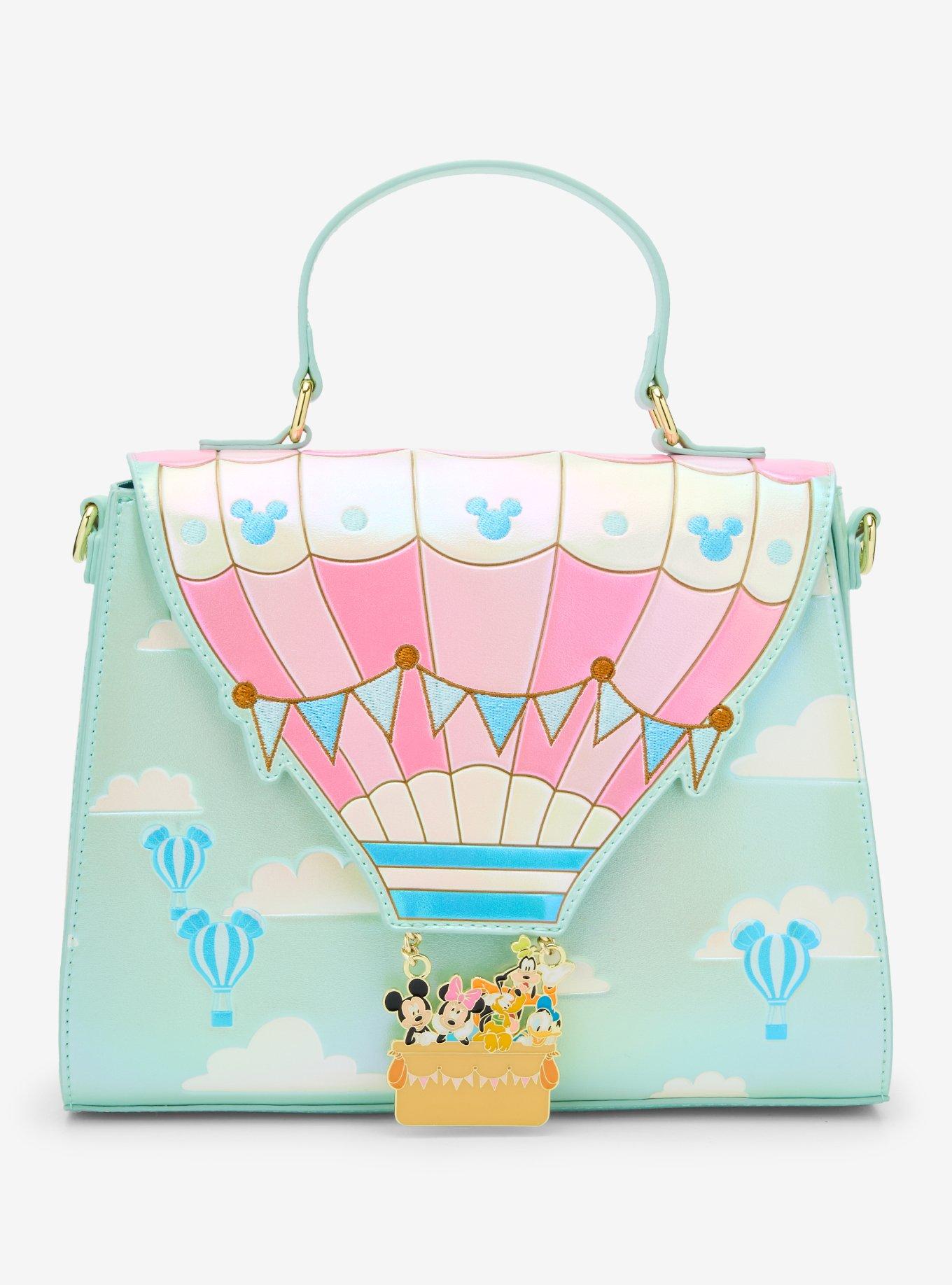 Loungefly Disney Mickey Mouse & Friends Hot Air Balloon Satchel Crossbody Bag, , hi-res