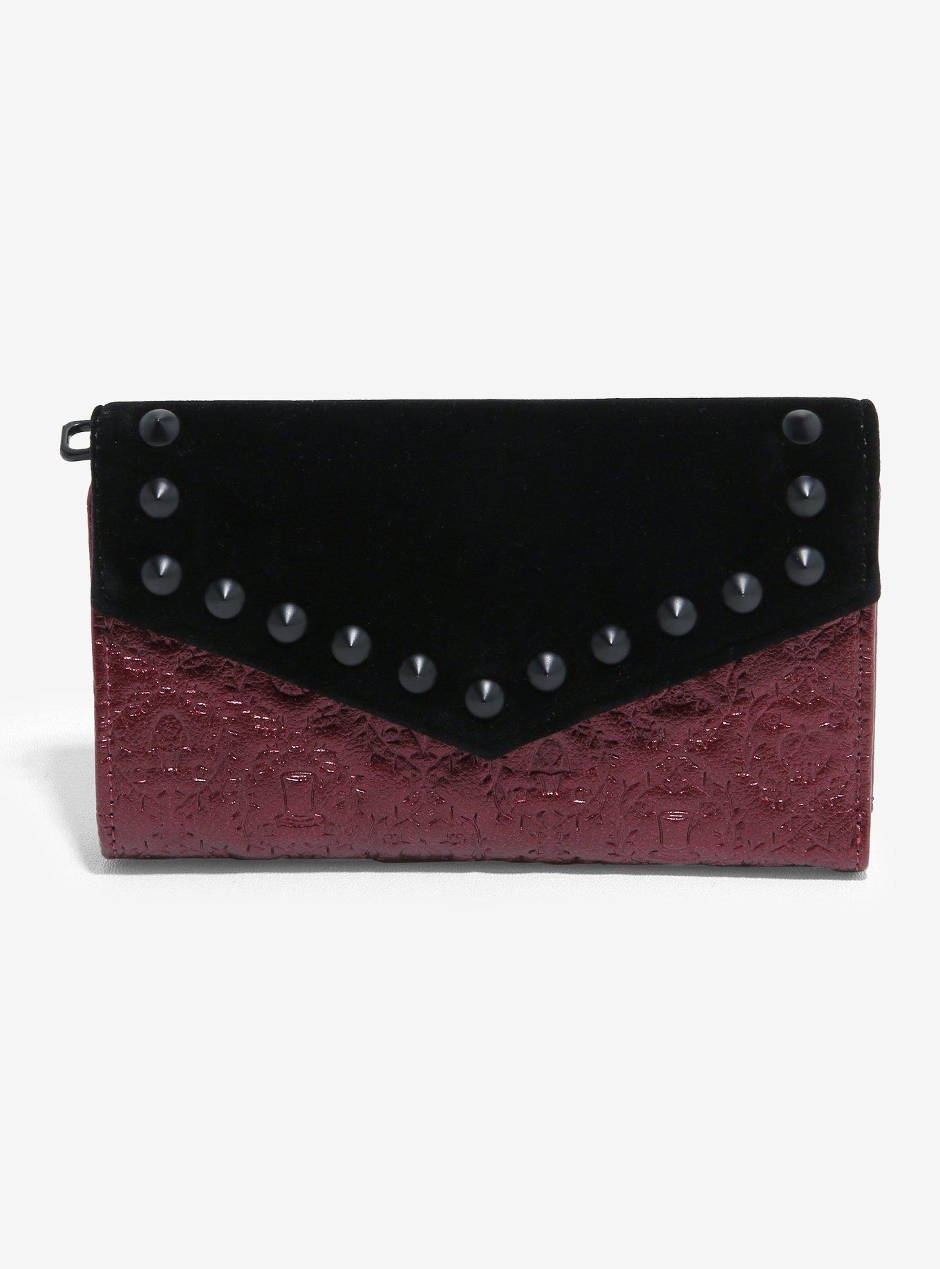 Loungefly Disney Villains Icons Stud Flap Wallet, , hi-res