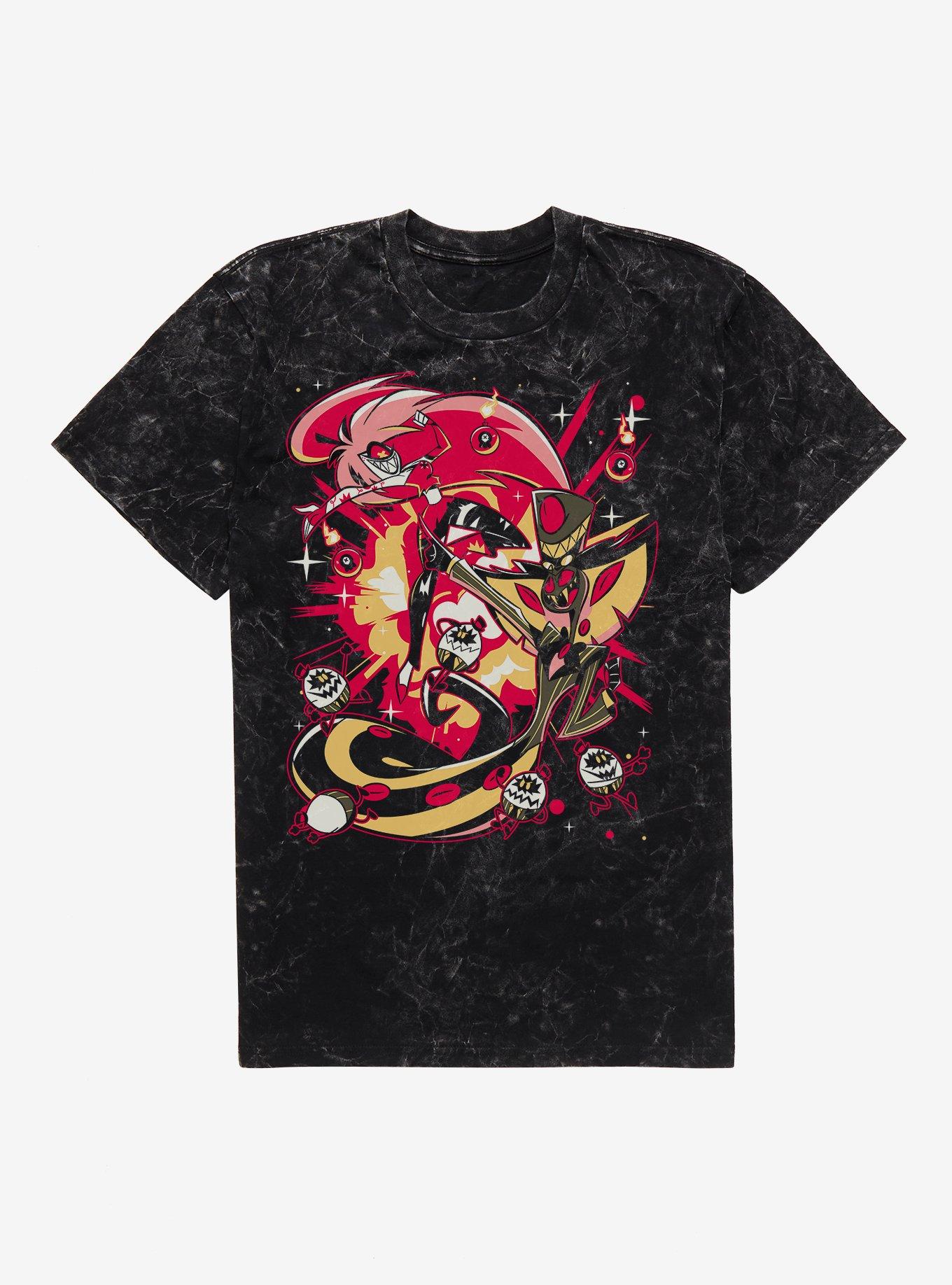 Hazbin Hotel Cherri Snake Mineral Wash T-Shirt, , hi-res