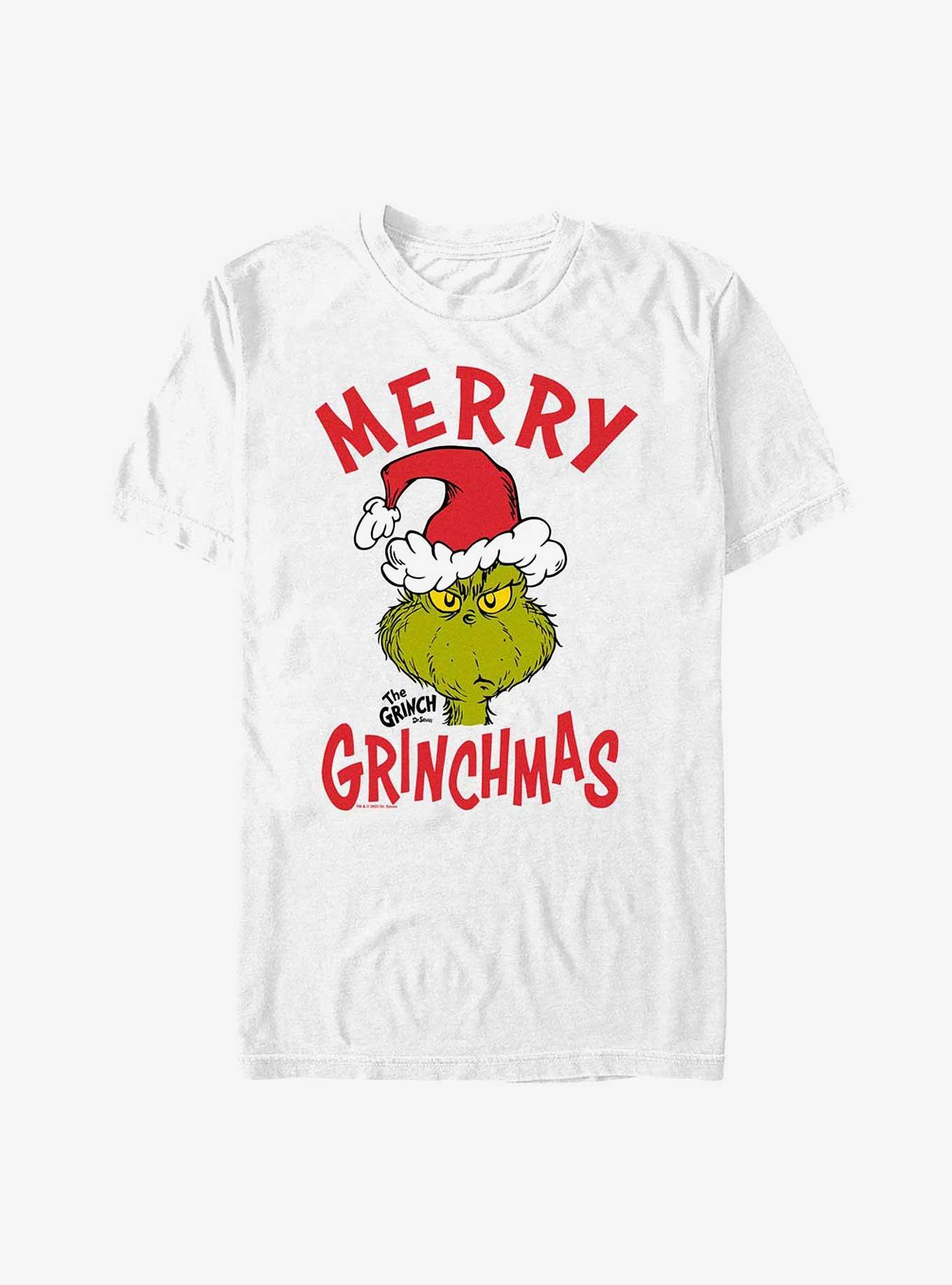 Dr. Seuss Grinchmas Hat T-Shirt, WHITE, hi-res
