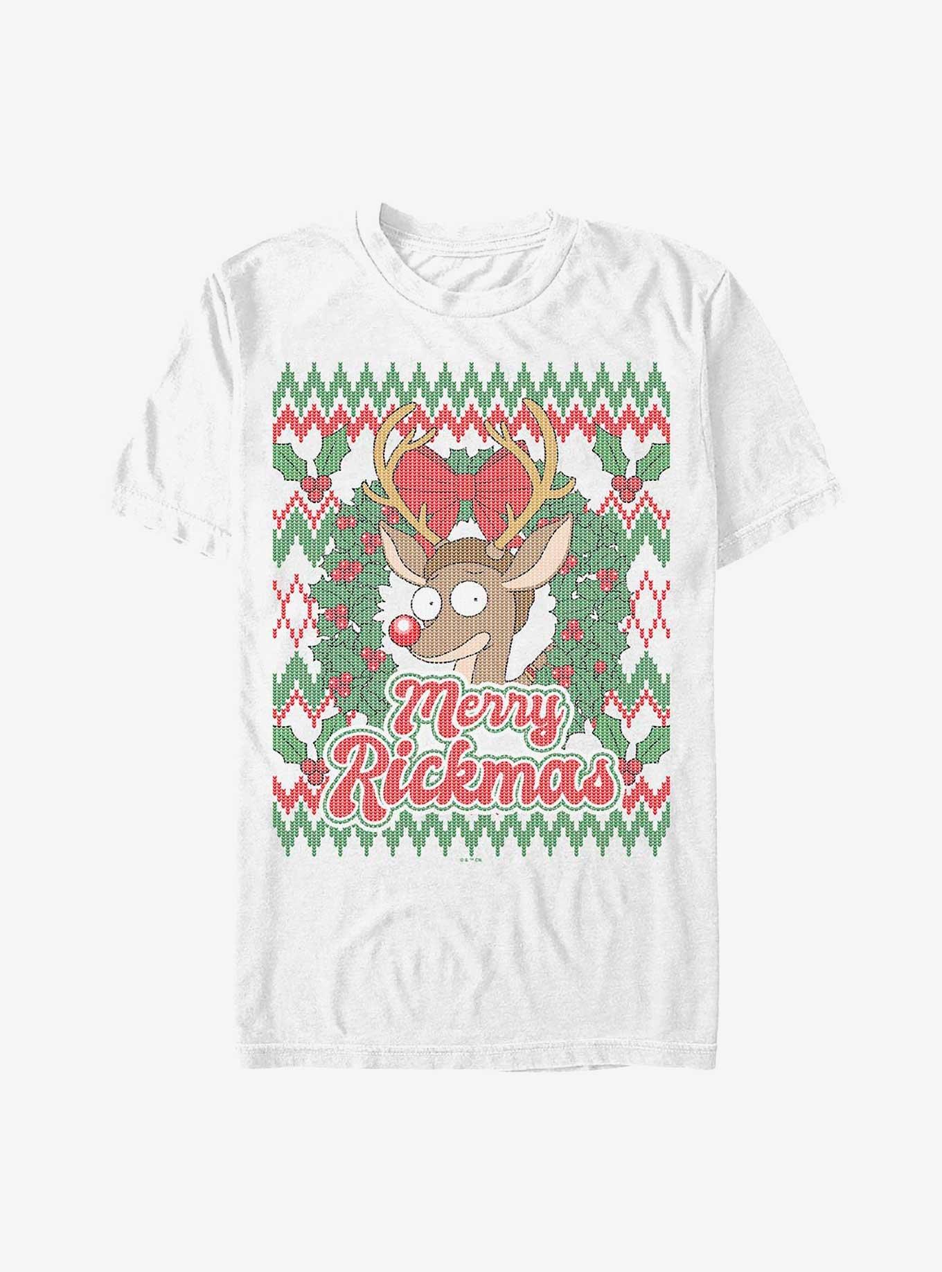 Rick and Morty Merry Rickmas Sweater T-Shirt, , hi-res