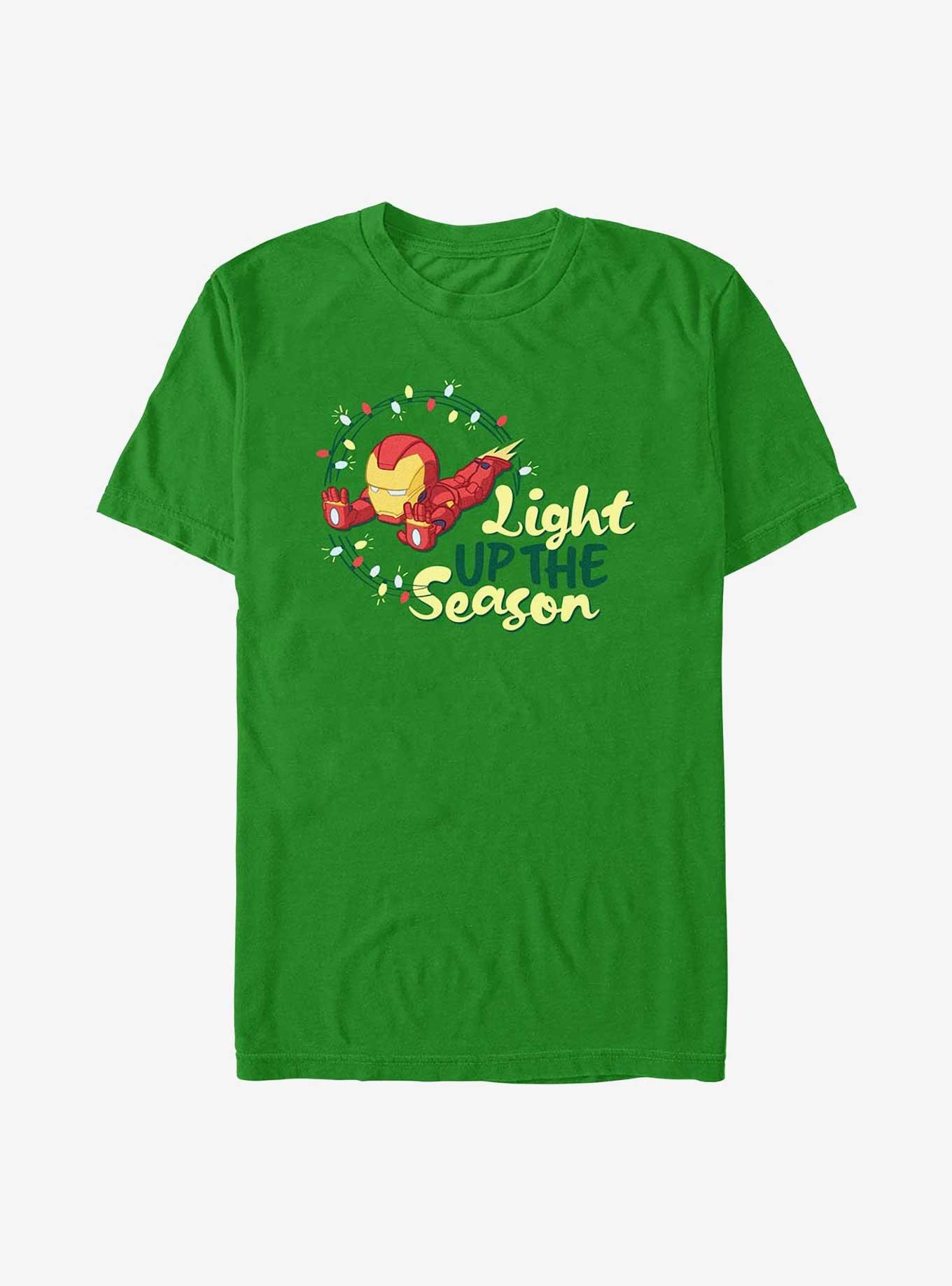Marvel Iron Man Light Up Iron Man T-Shirt, KELLY, hi-res
