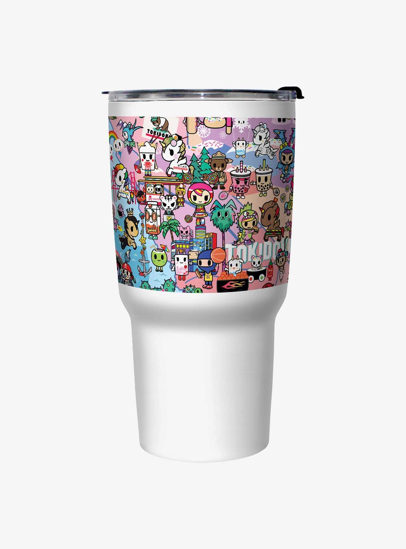 Tokidoki Cotton Candy Dream Pattern Travel Mug, , hi-res