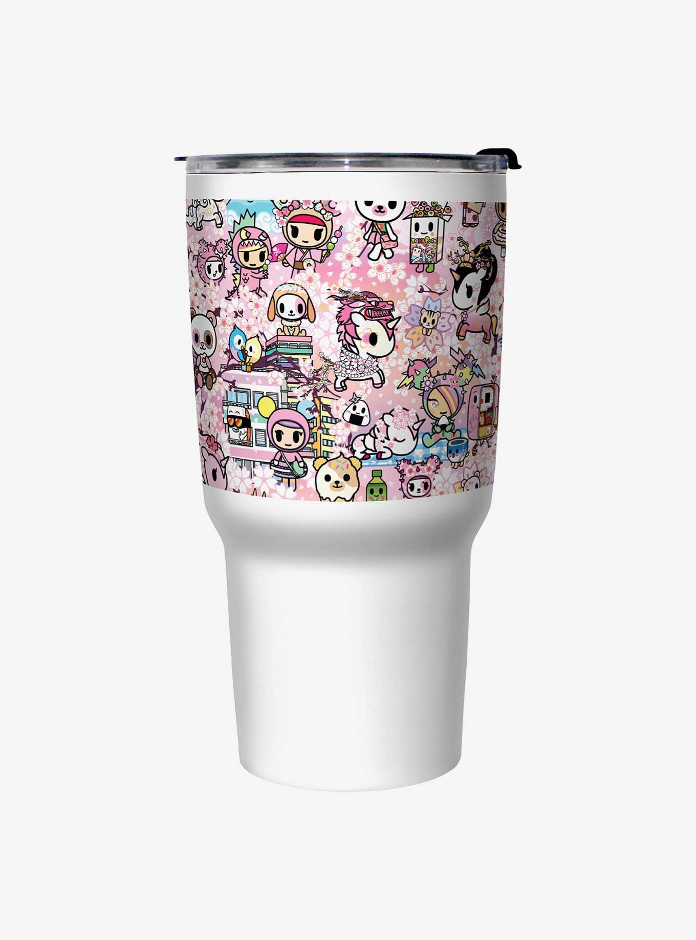 Tokidoki Hanami Picnic Pattern Travel Mug, , hi-res