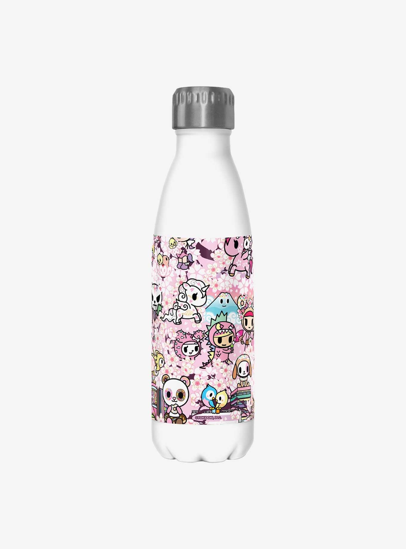 Tokidoki Hanami Picnic Pattern Water Bottle, , hi-res