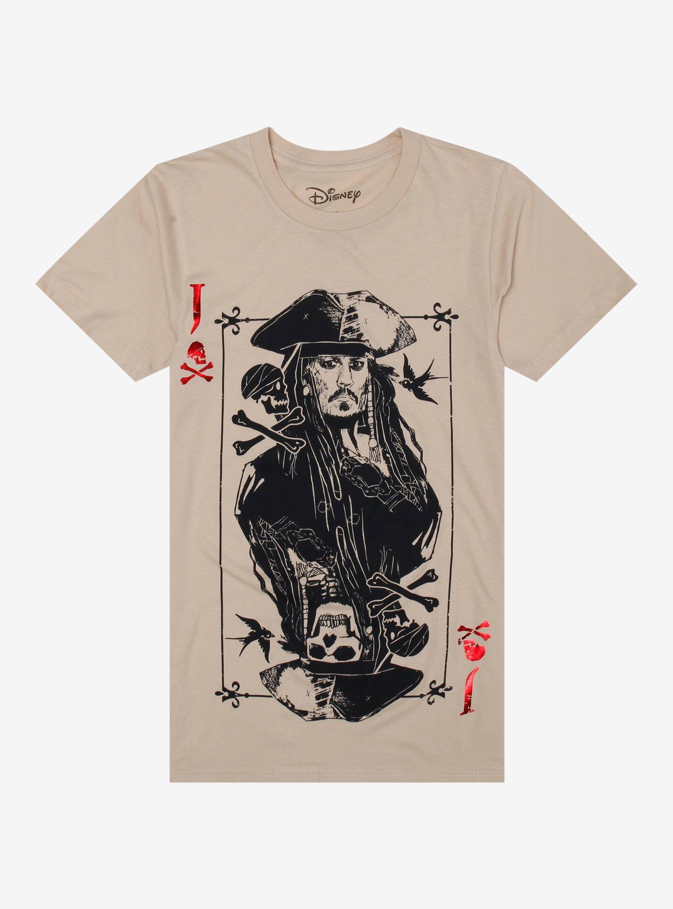 Disney Pirates Of The Caribbean Jack Sparrow Card Girls T-Shirt, , hi-res