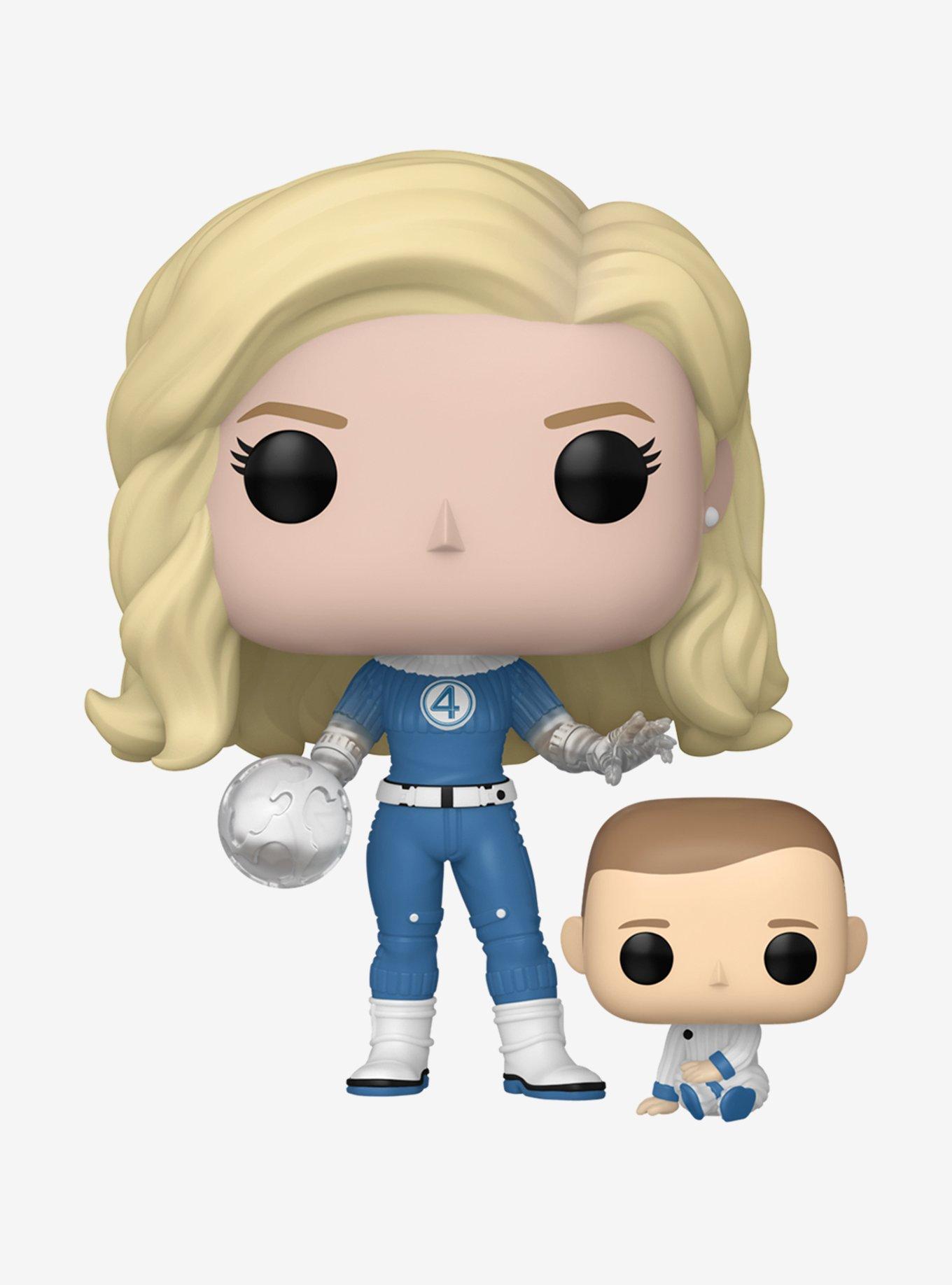 Funko Pop! Marvel The Fantastic Four: First Steps Invisible Woman & Franklin Vinyl Figure, , hi-res