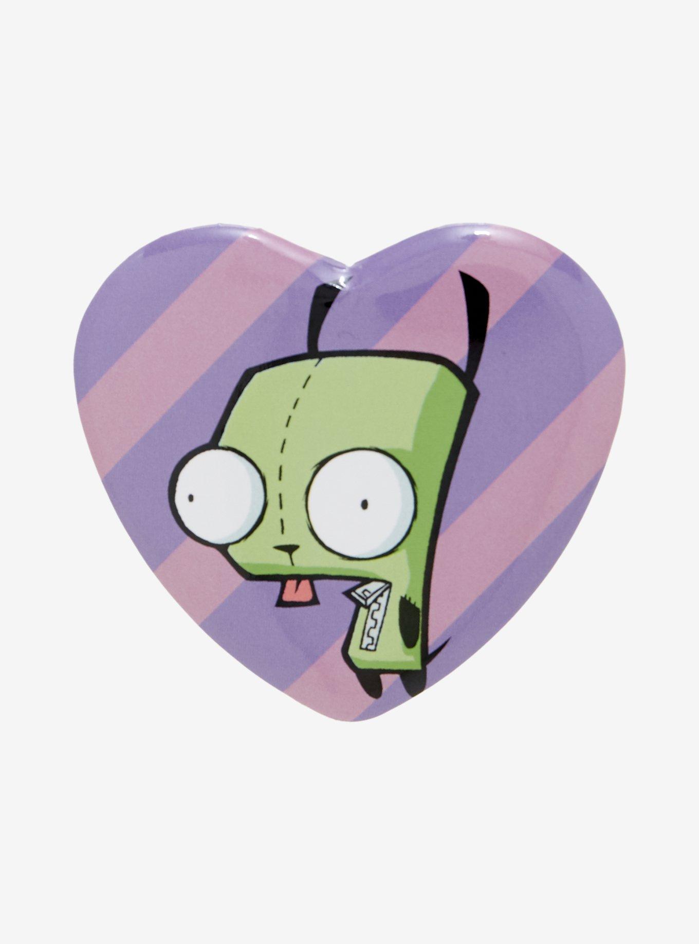 Invader Zim GIR Heart Pin, , hi-res