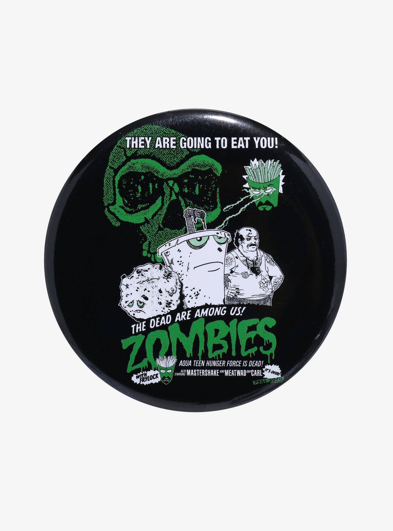 Aqua Teen Hunger Force Zombies 3 Inch Button, , hi-res