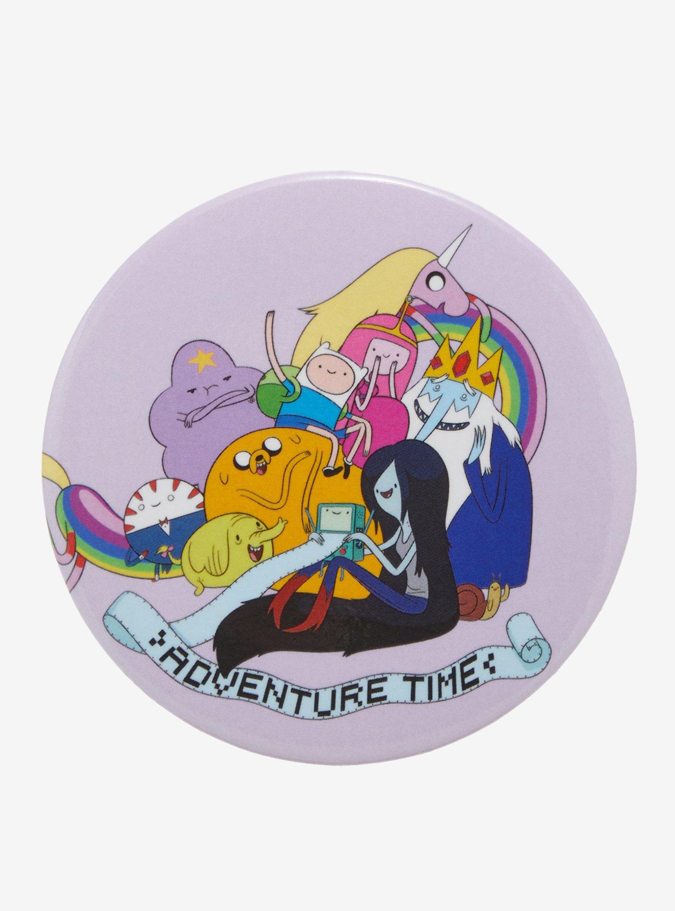 Adventure Time Group 3 Inch Button | Hot Topic