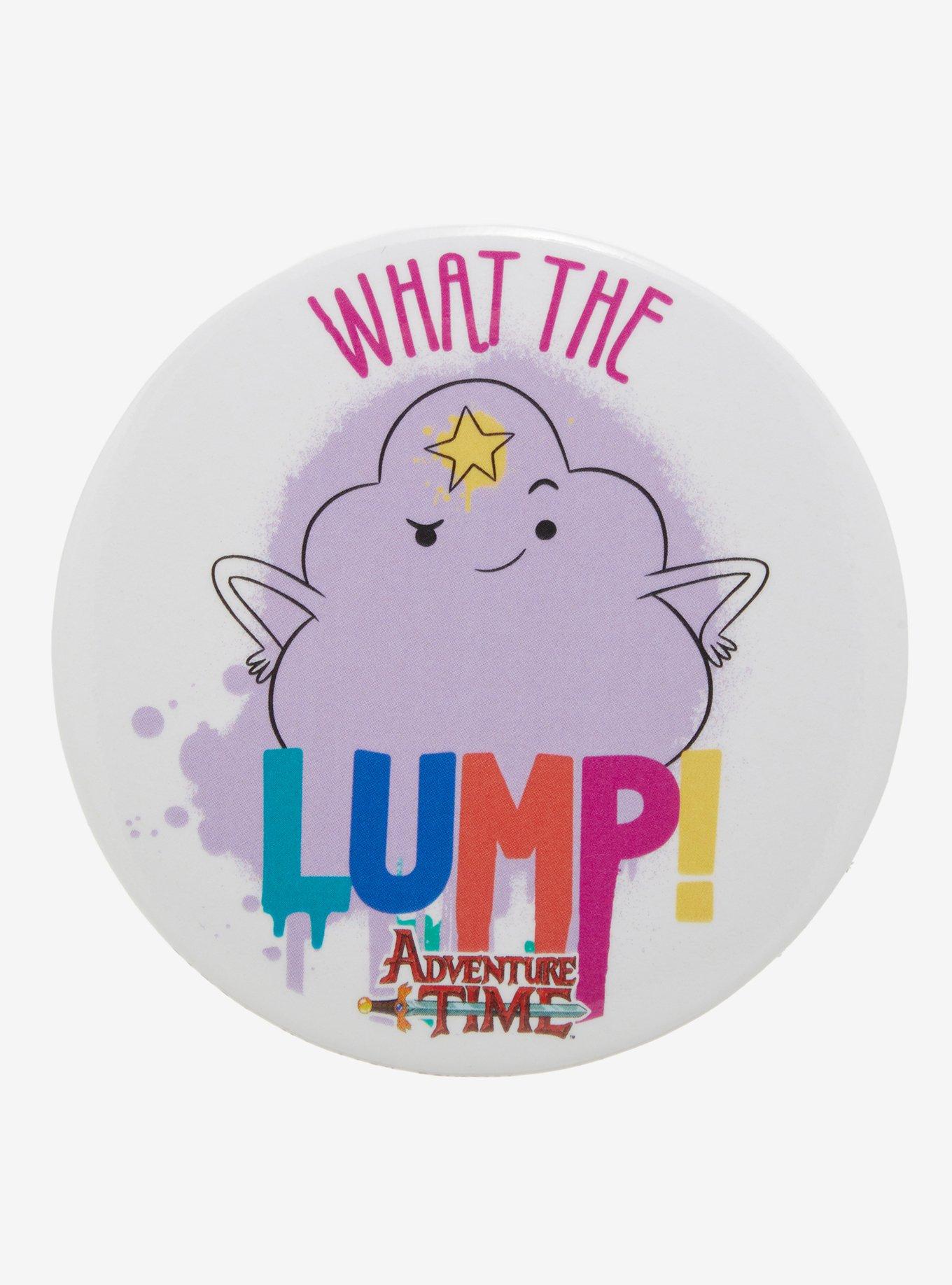 Adventure Time Lumpy Space Princess What The Lump 3 Inch Button, , hi-res